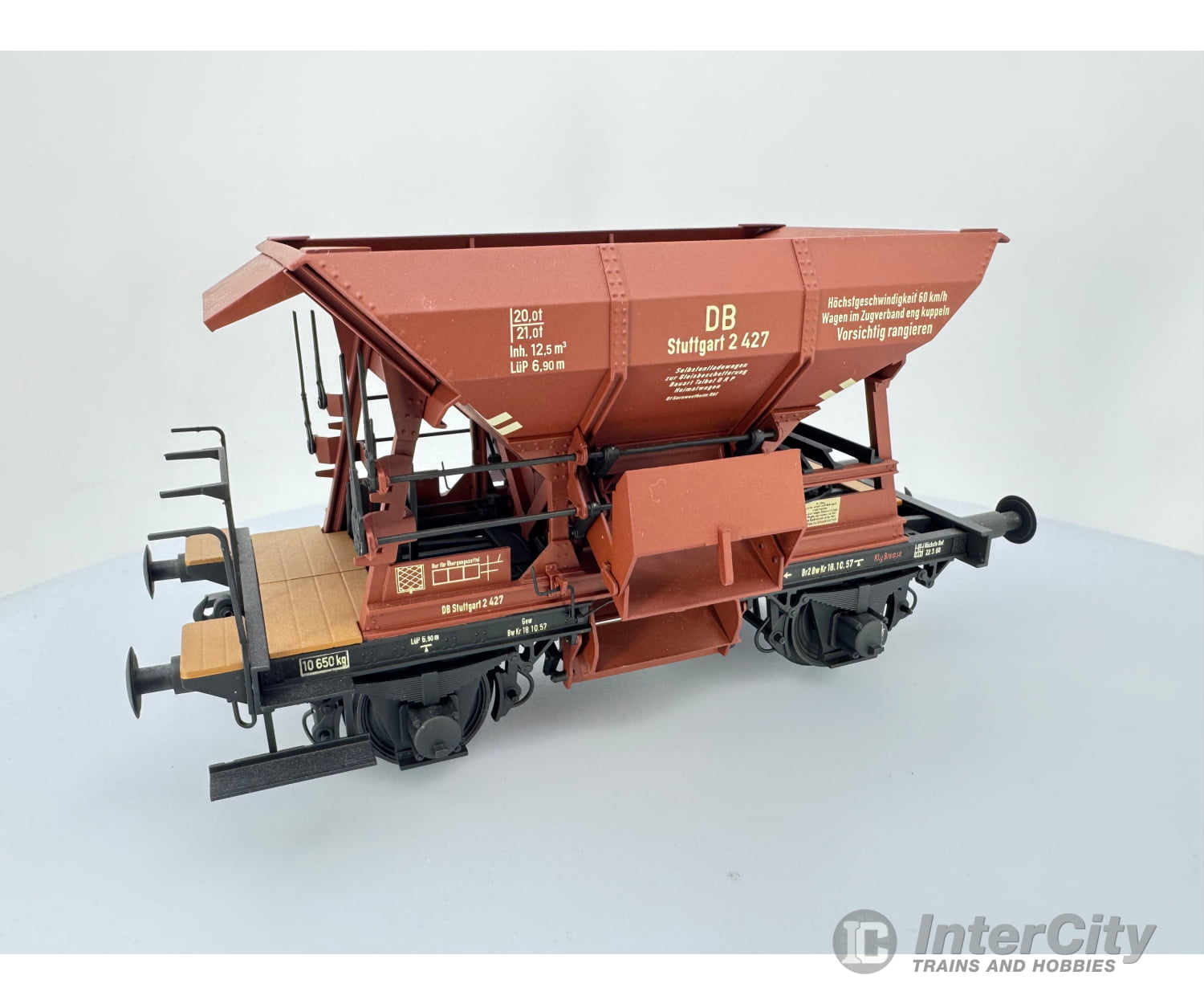 Kiss Modellbahnen 206051 1-Gauge 2427 Talbot Ballast Wagon DB Era 3 European Freight Cars