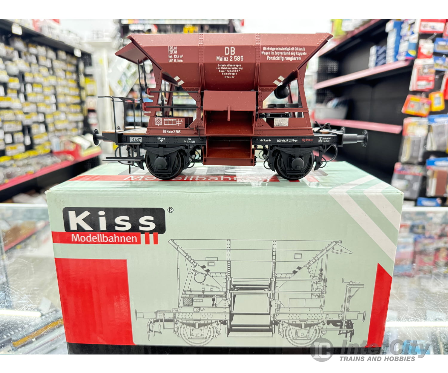 Kiss Modellbahnen 206051 1-Gauge 2585 Talbot Ballast Wagon DB Era 3 European Freight Cars