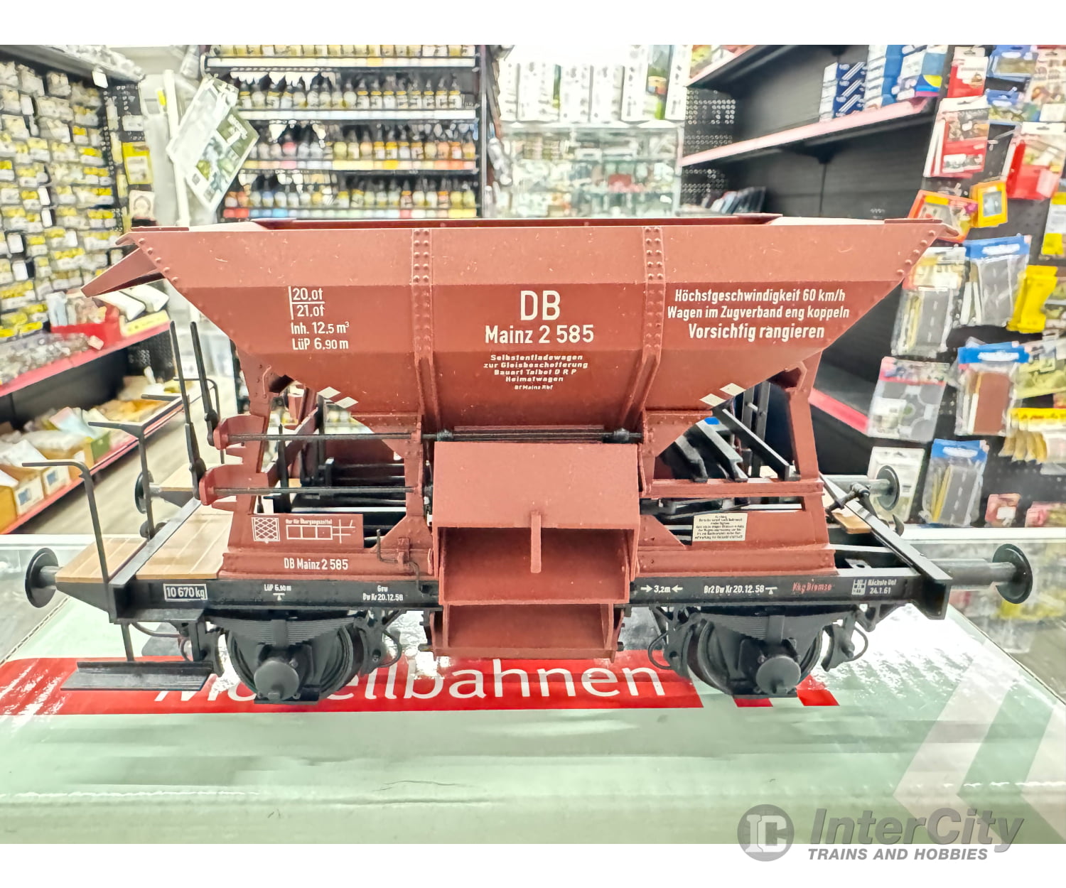 Kiss Modellbahnen 206051 1-Gauge 2585 Talbot Ballast Wagon DB Era 3 European Freight Cars