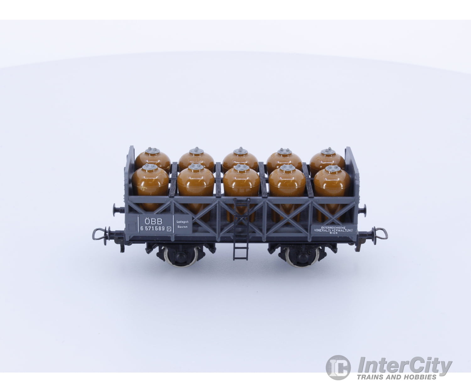 Kleinbahn 334 Ho Obb Special Acid Tank Wagon 6 571 589 European Freight Cars