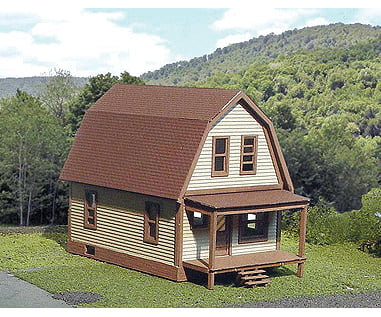 Laser-Art HO 639 Laser Art Structure Kits - Catalog Homes - Tucson House - Structures