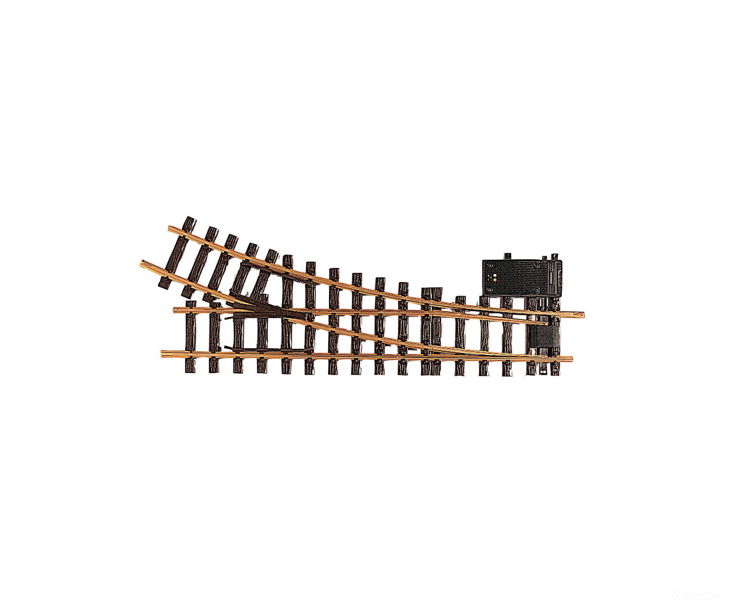 LGB 16050 Right Electric Turnout, R3, 22.5° - Default Title (IC-LGB-16050)