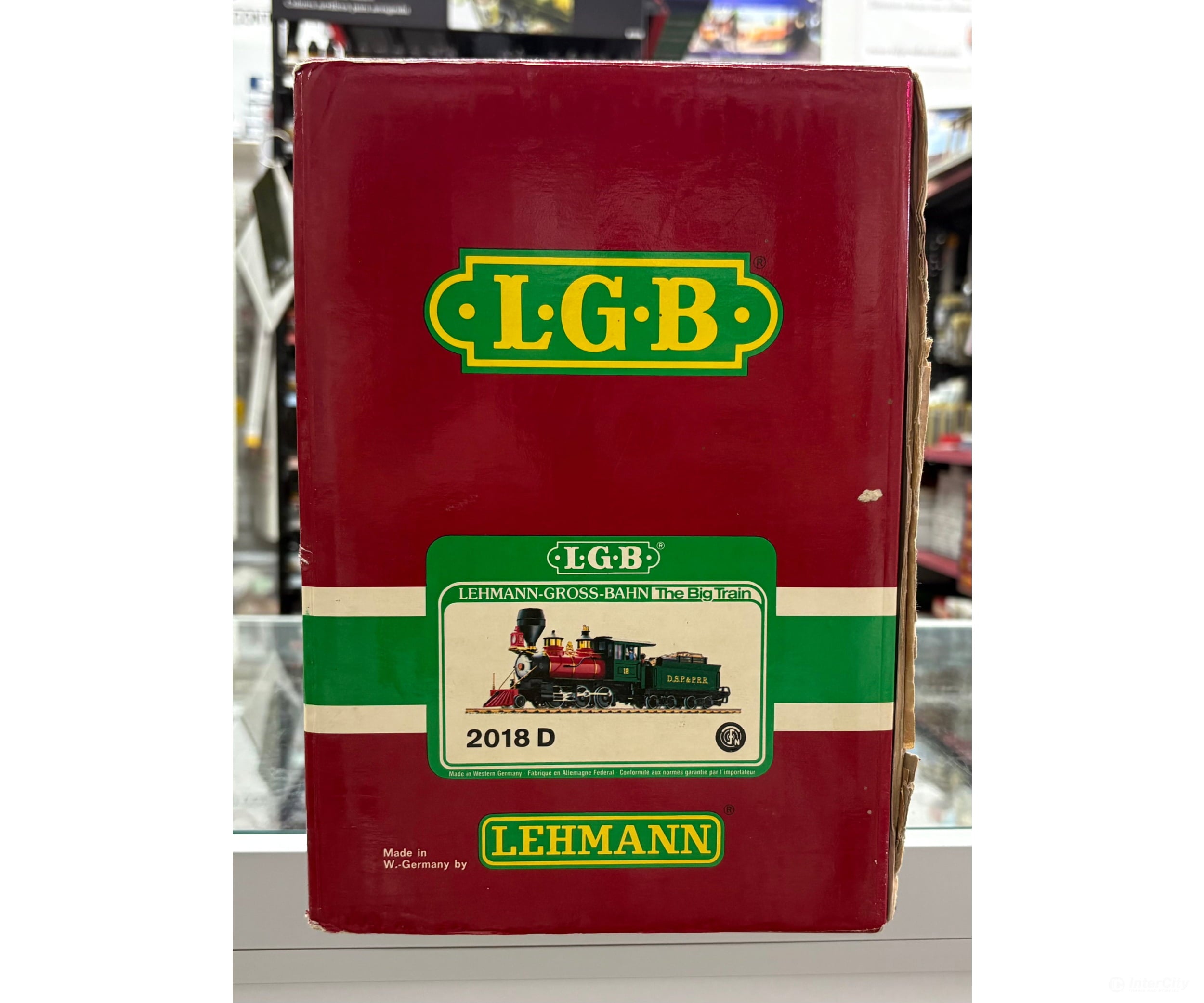 LGB 2018D G Mogul Steam Locomotive and Tender DSP&P Denver South Park & Pacific 2-6-0 18 Analog DC - Locomotives