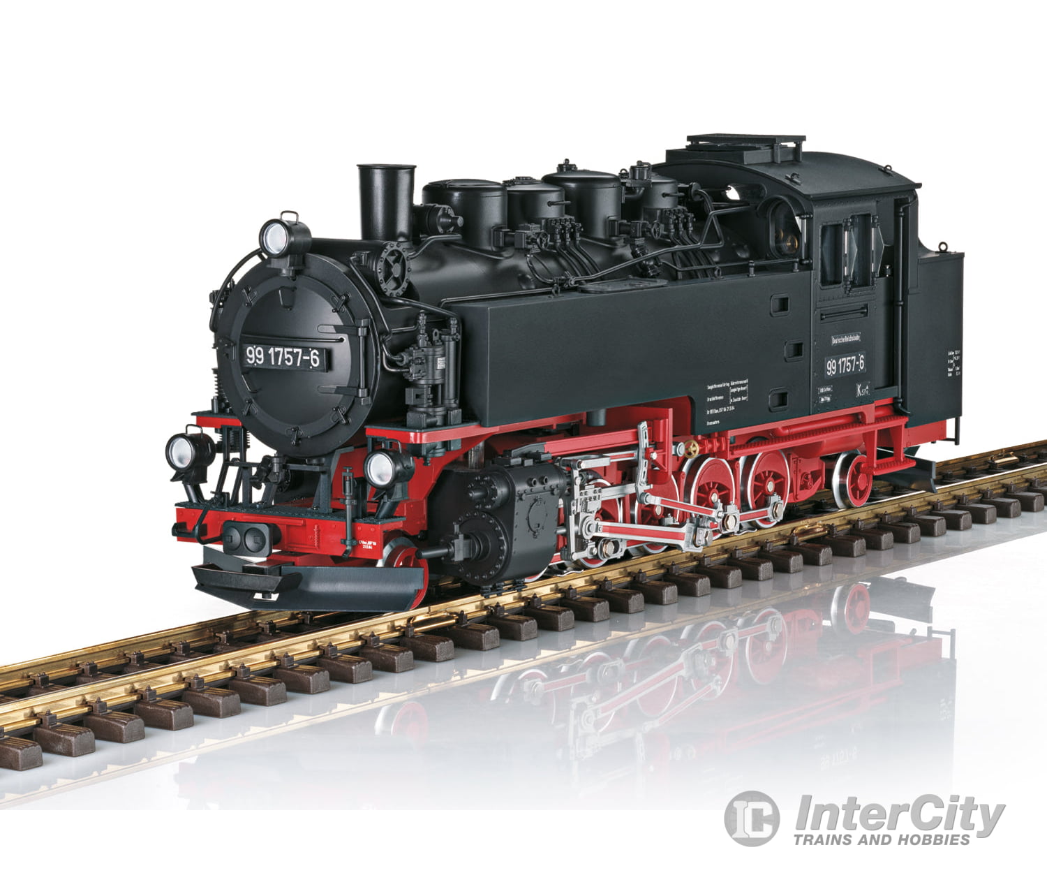 LGB 21484 G DR Steam Locomotive Road Number 99 1757-6 European Locomotives