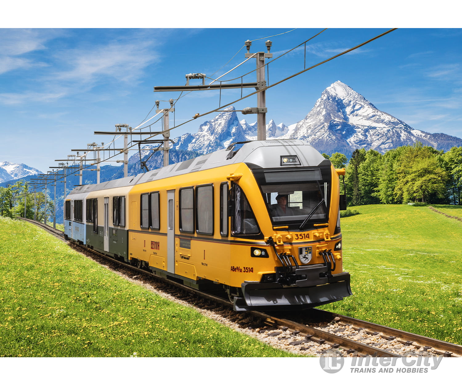 Lgb 22227 G Rhb Class Abe 8/12 ’Allegra’ Powered Rail Car Train European Locomotives