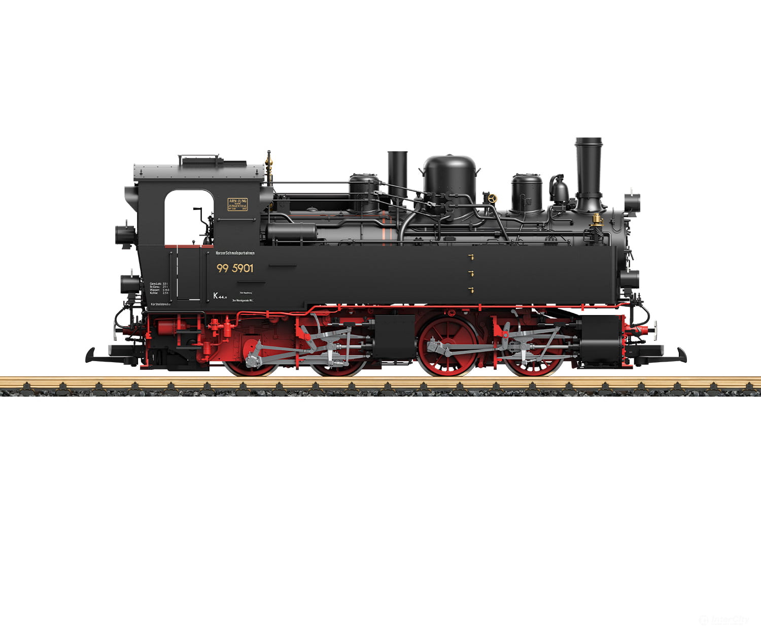 Lgb 26591 G Hsb Steam Locomotive Road Number 99 5901 European Locomotives