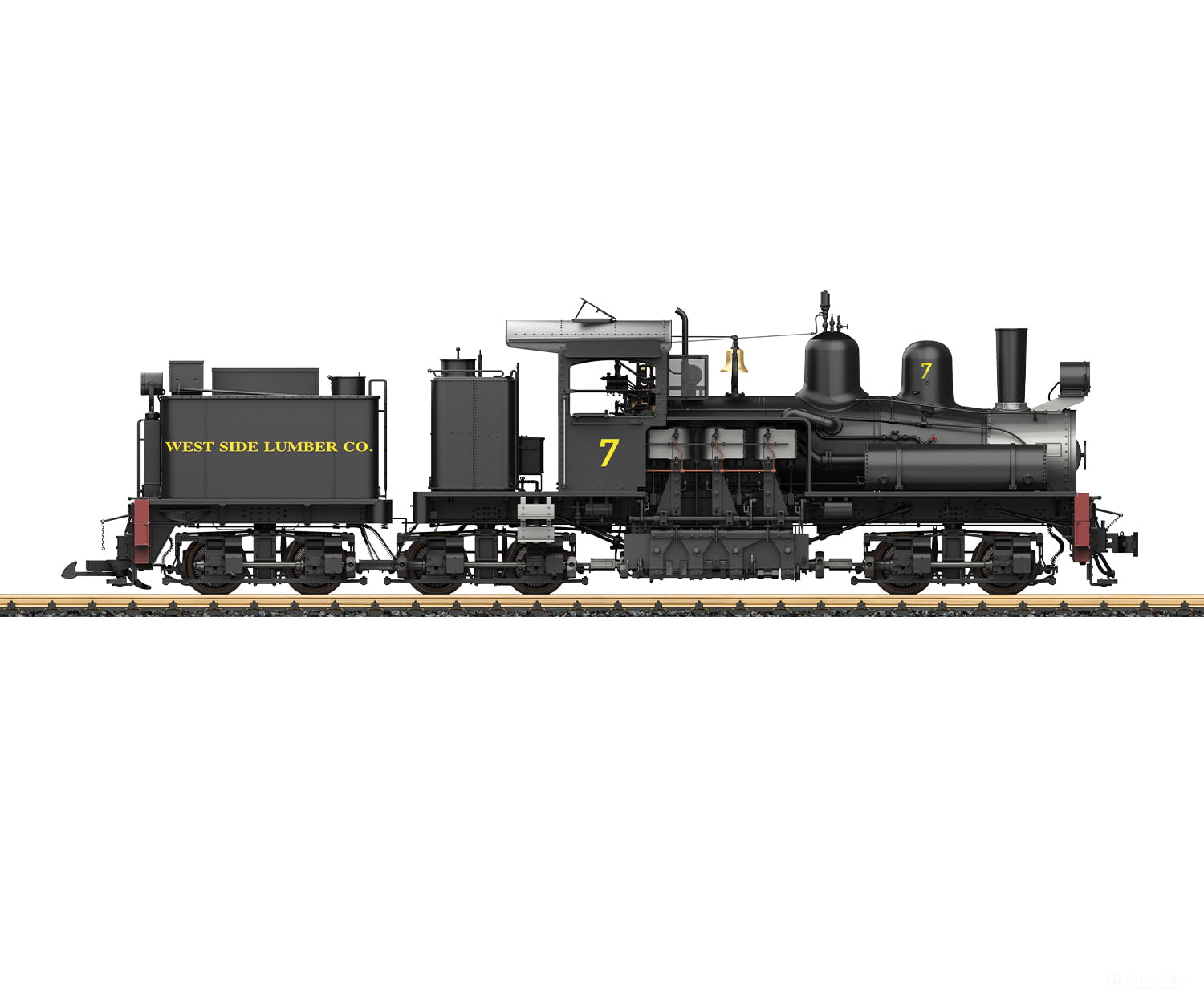 Lgb 26702 G Wslc Rr Shay Steam Locomotive No. 7 European Locomotives