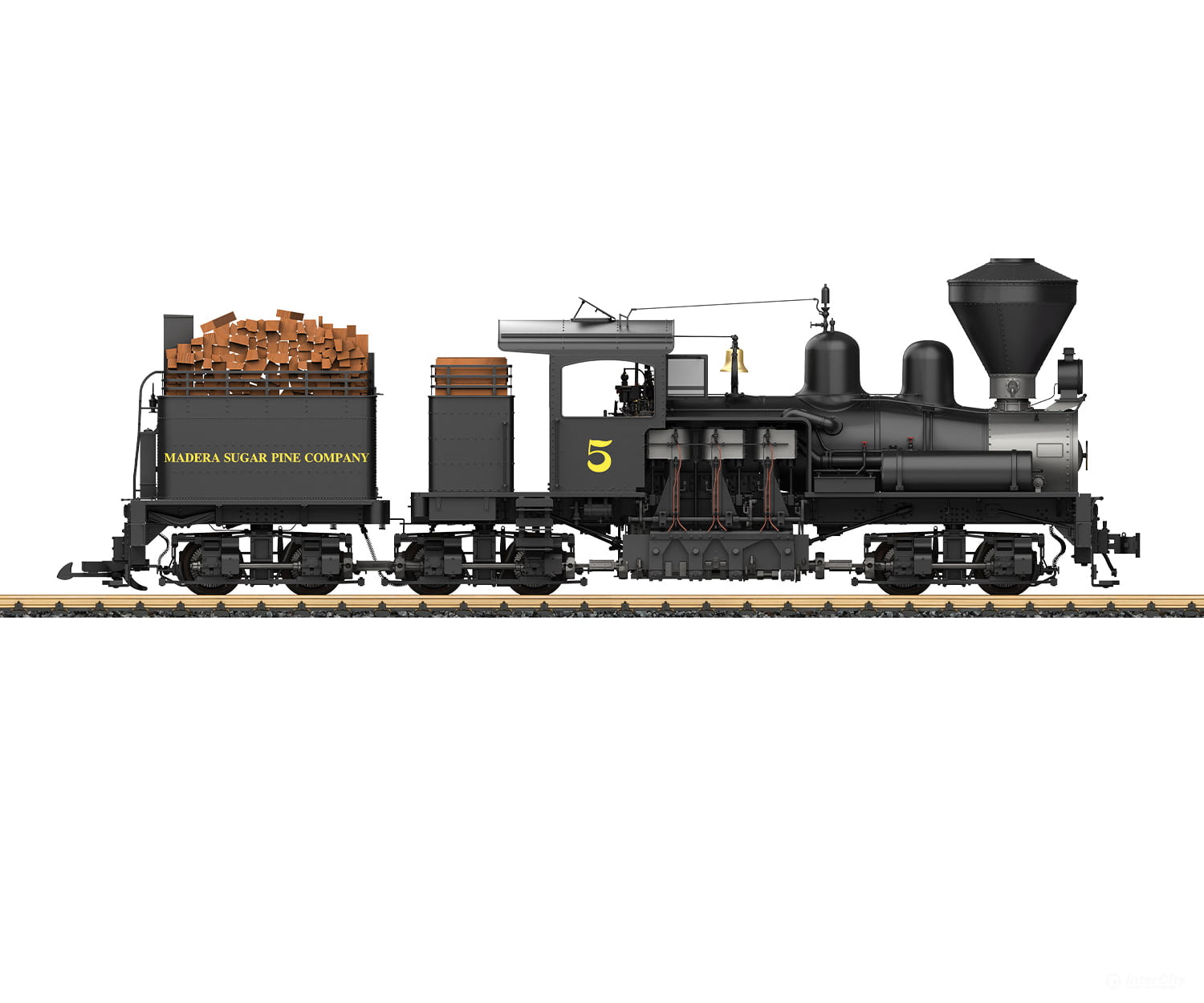 Lgb 26703 G Msp Rr Shay Steam Locomotive No. 5 European Locomotives