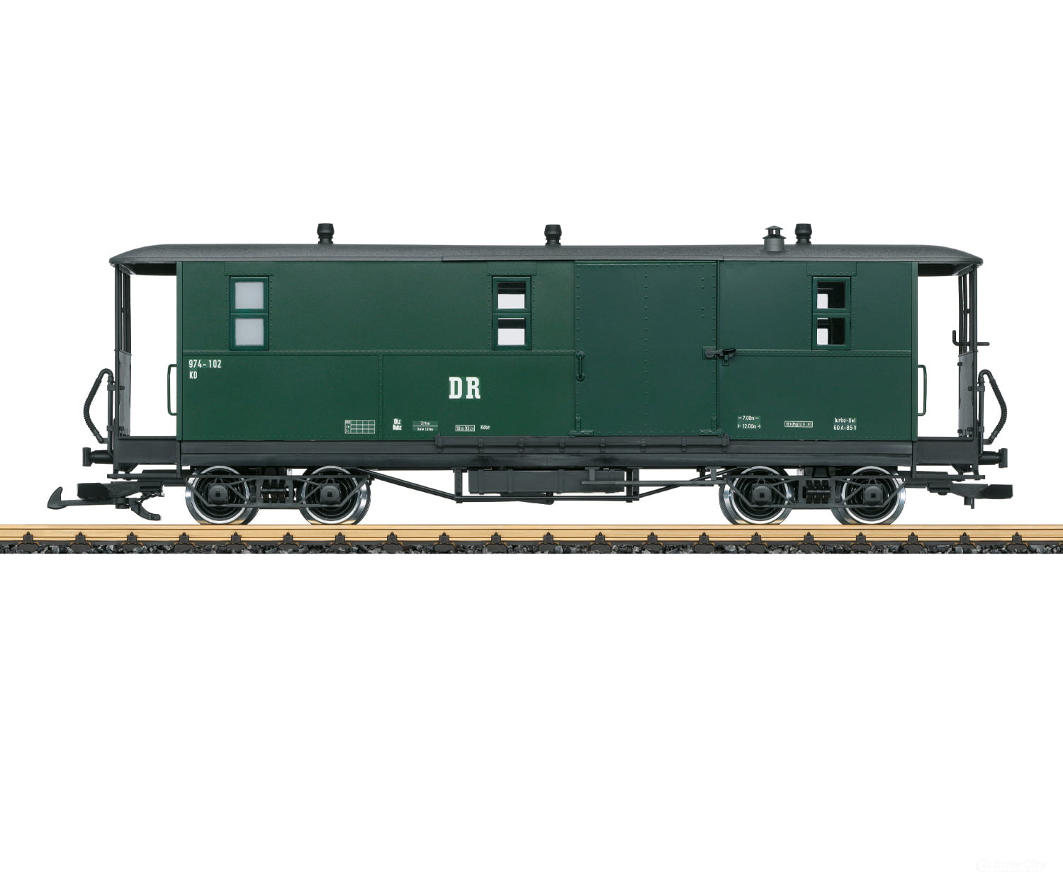 LGB 30326 G DR Type KD4 Baggage Car European Passenger Cars