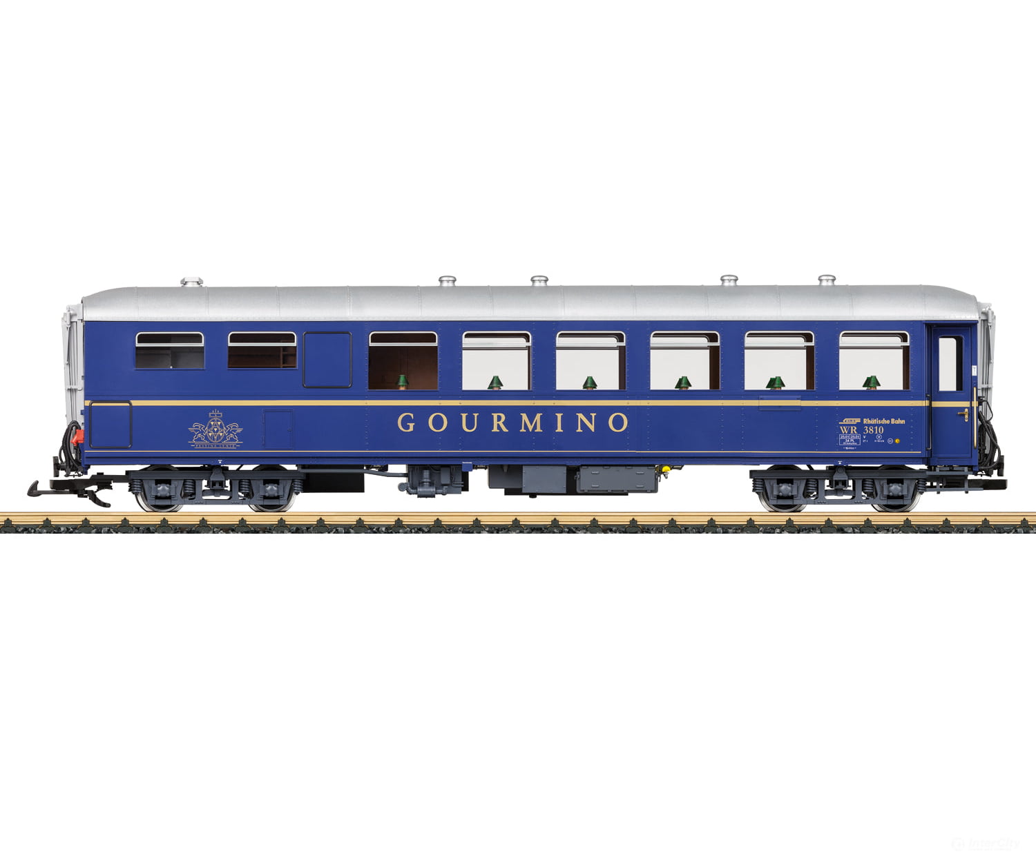 LGB 30522 G RhB Dining Car WR 3810 European Passenger Cars