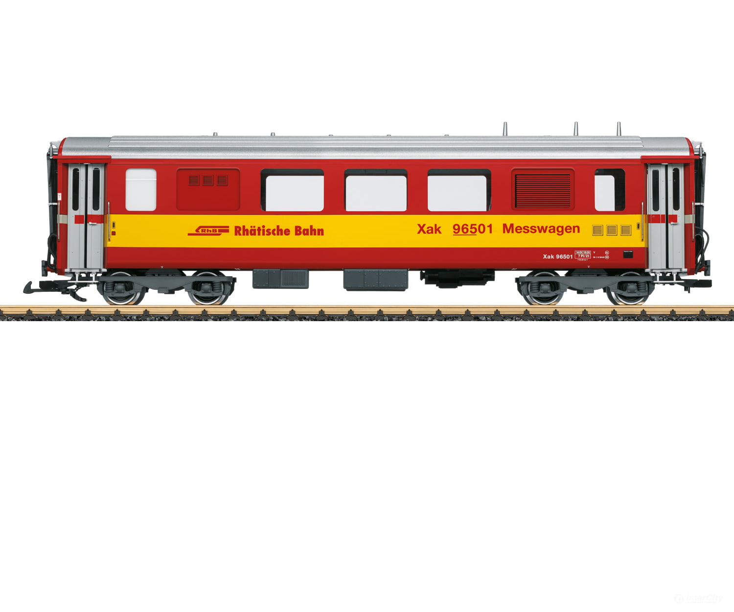 Lgb 30681 G Rhb Radio Test Car (1/2025 Club Model) European Freight Cars