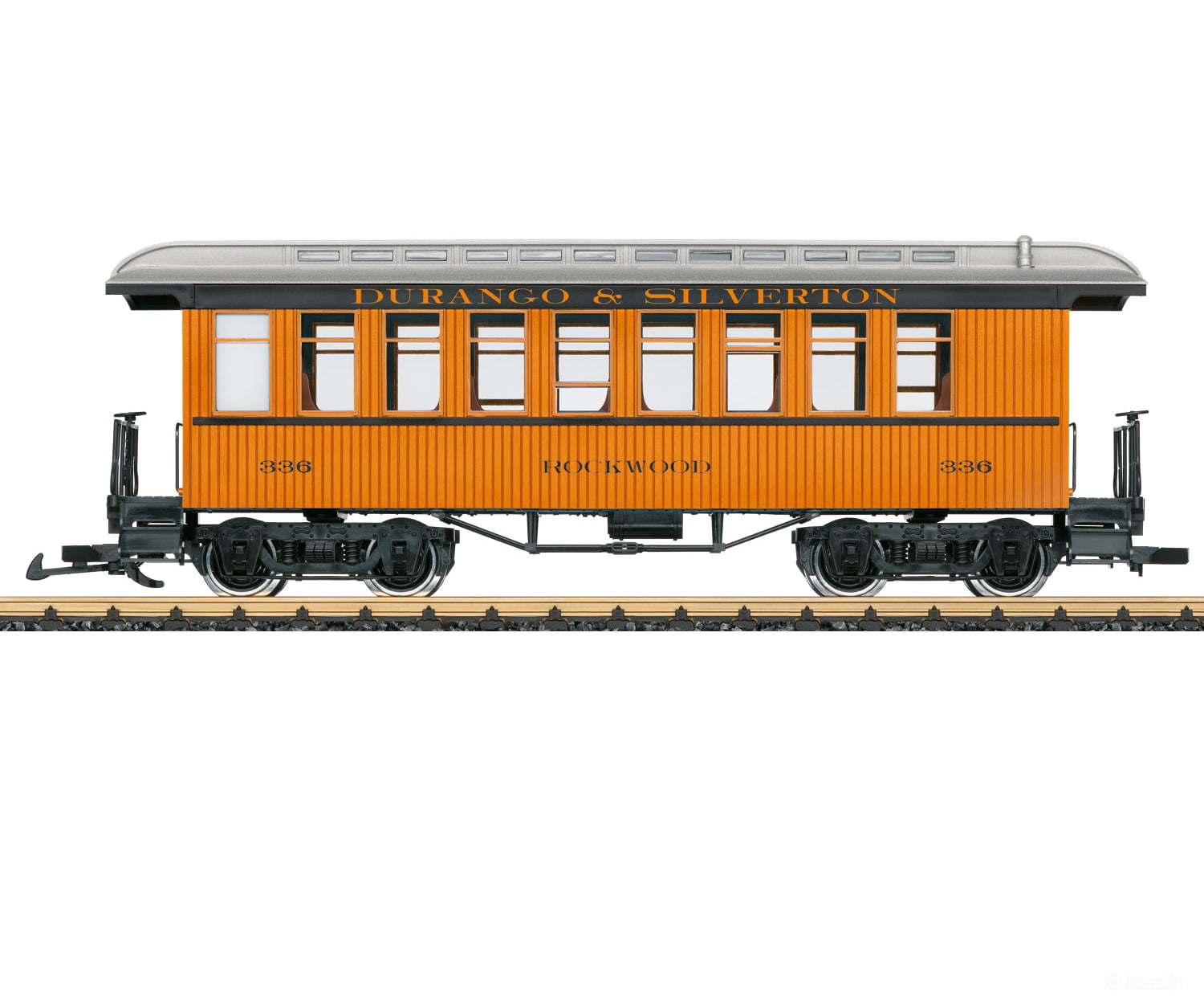 LGB 30821 G D&S Passenger Car 336 ’Rockwood’ - Passenger Cars