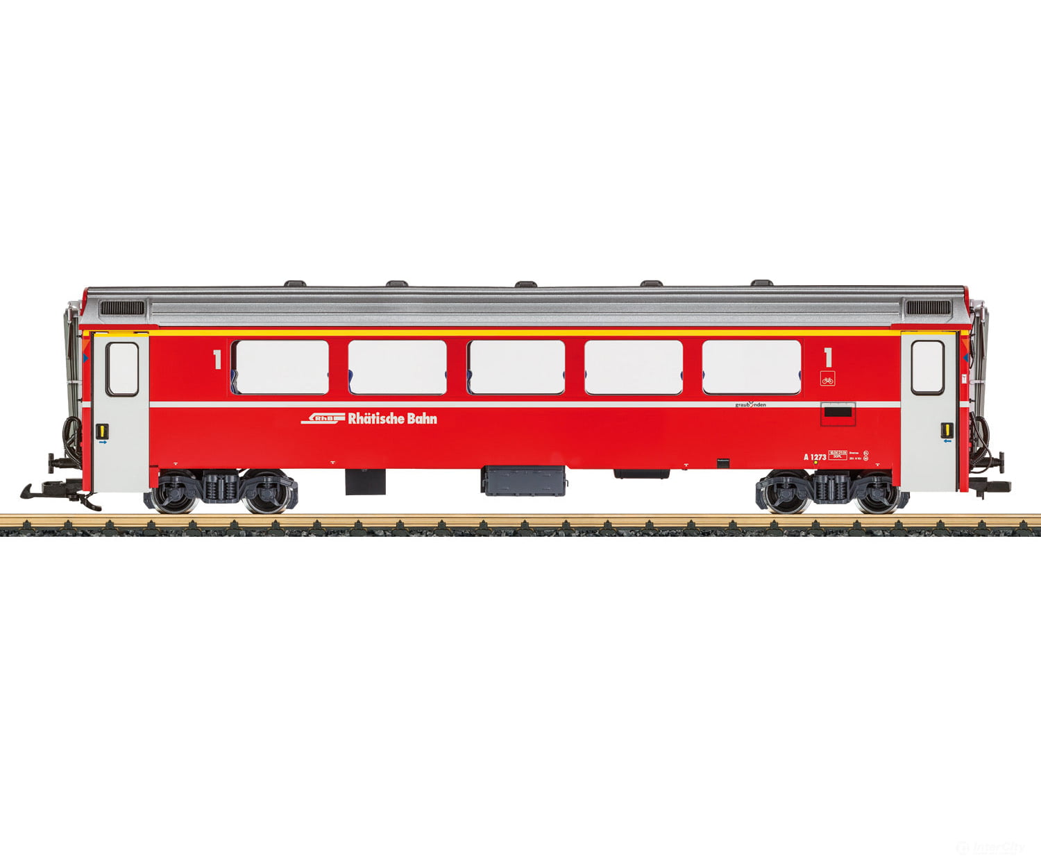 LGB 35513 RhB Mark IV Express Train Passenger Car, 1st Class - Default Title (IC-LGB-35513)