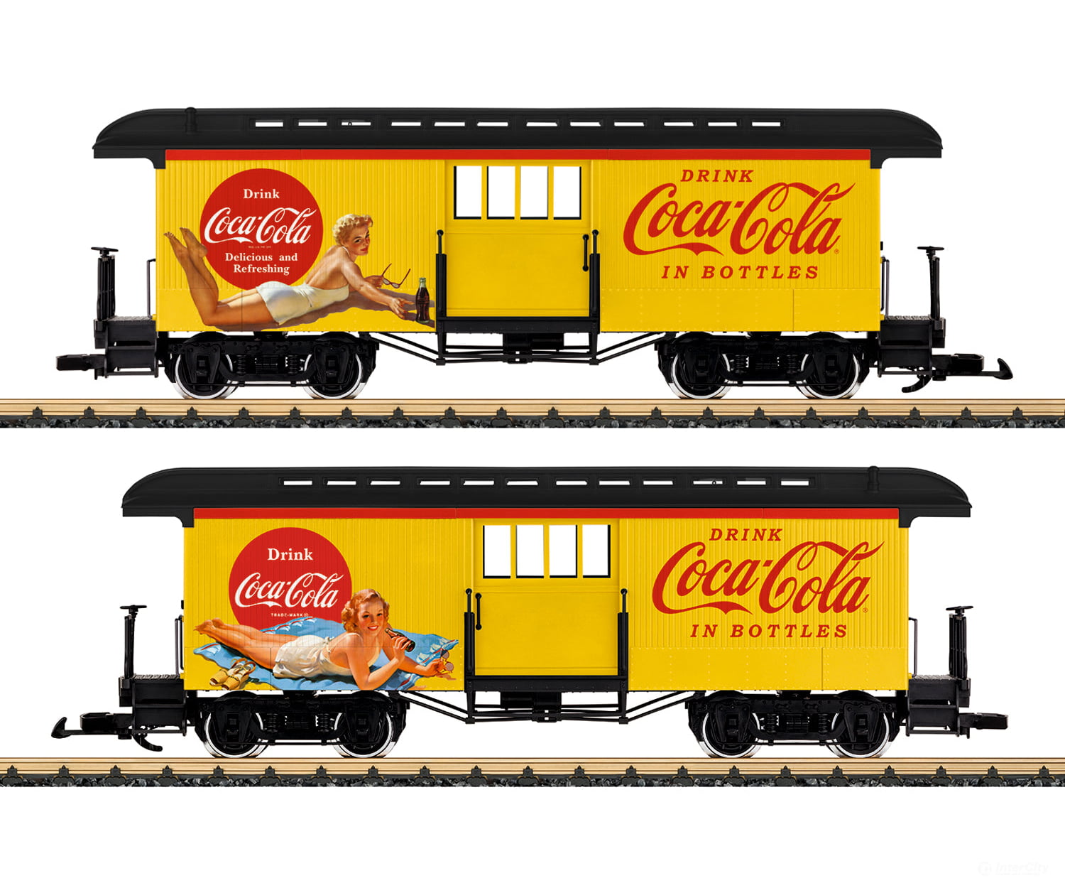 Lgb 36847 G Coca-Cola® Baggage Car Freight Cars