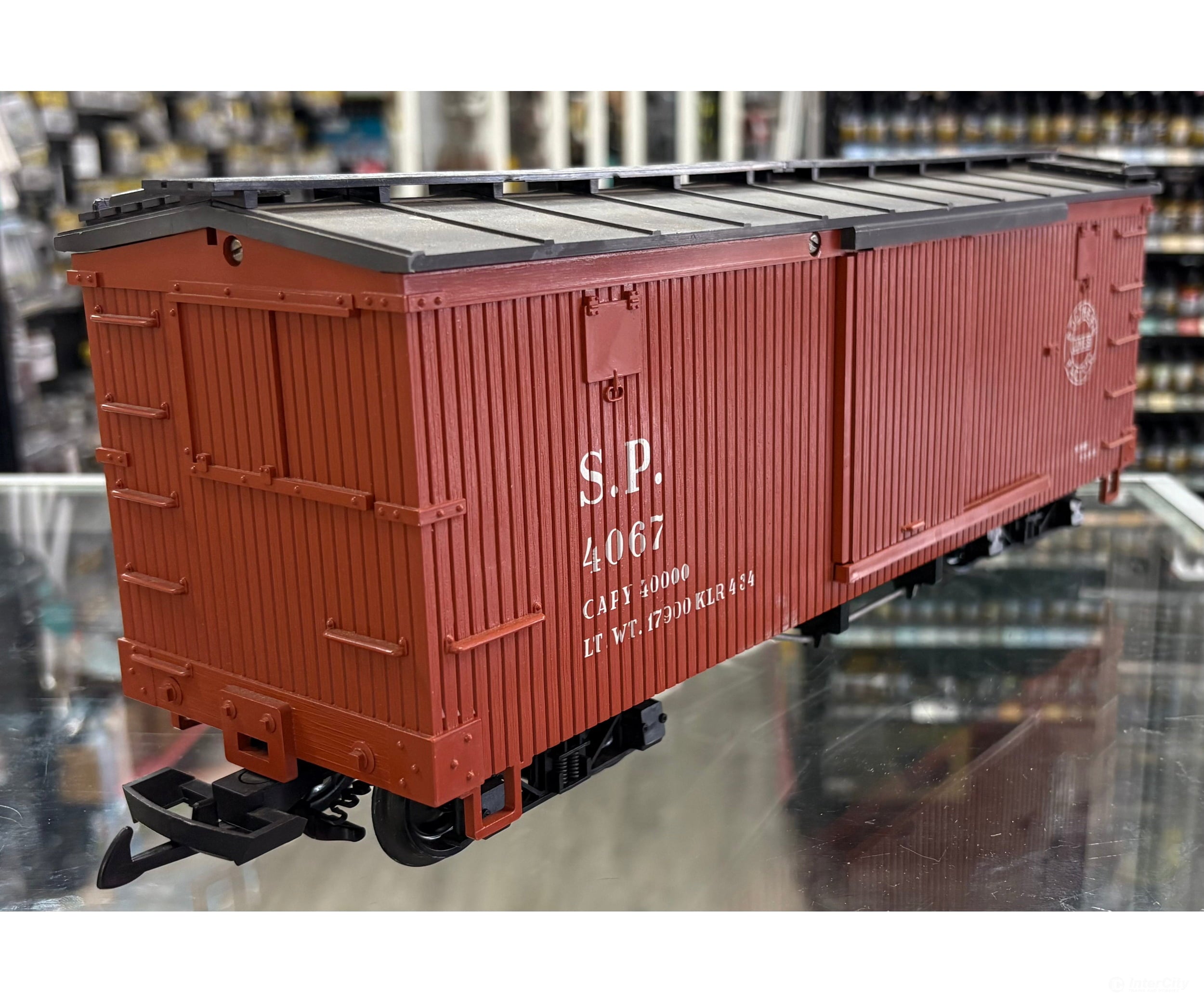 LGB 4067 G Box Car Southern Pacific (SP) 4067 - Freight Cars