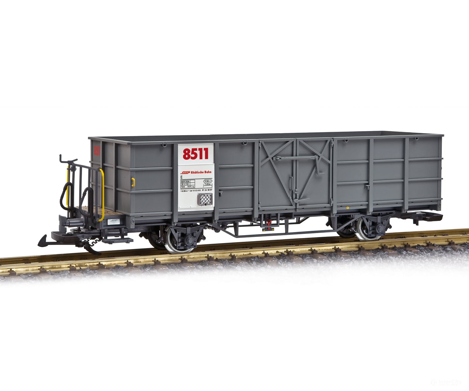 LGB 40881 G RhB High-Side Gondola Car No. 8511 European Freight Cars
