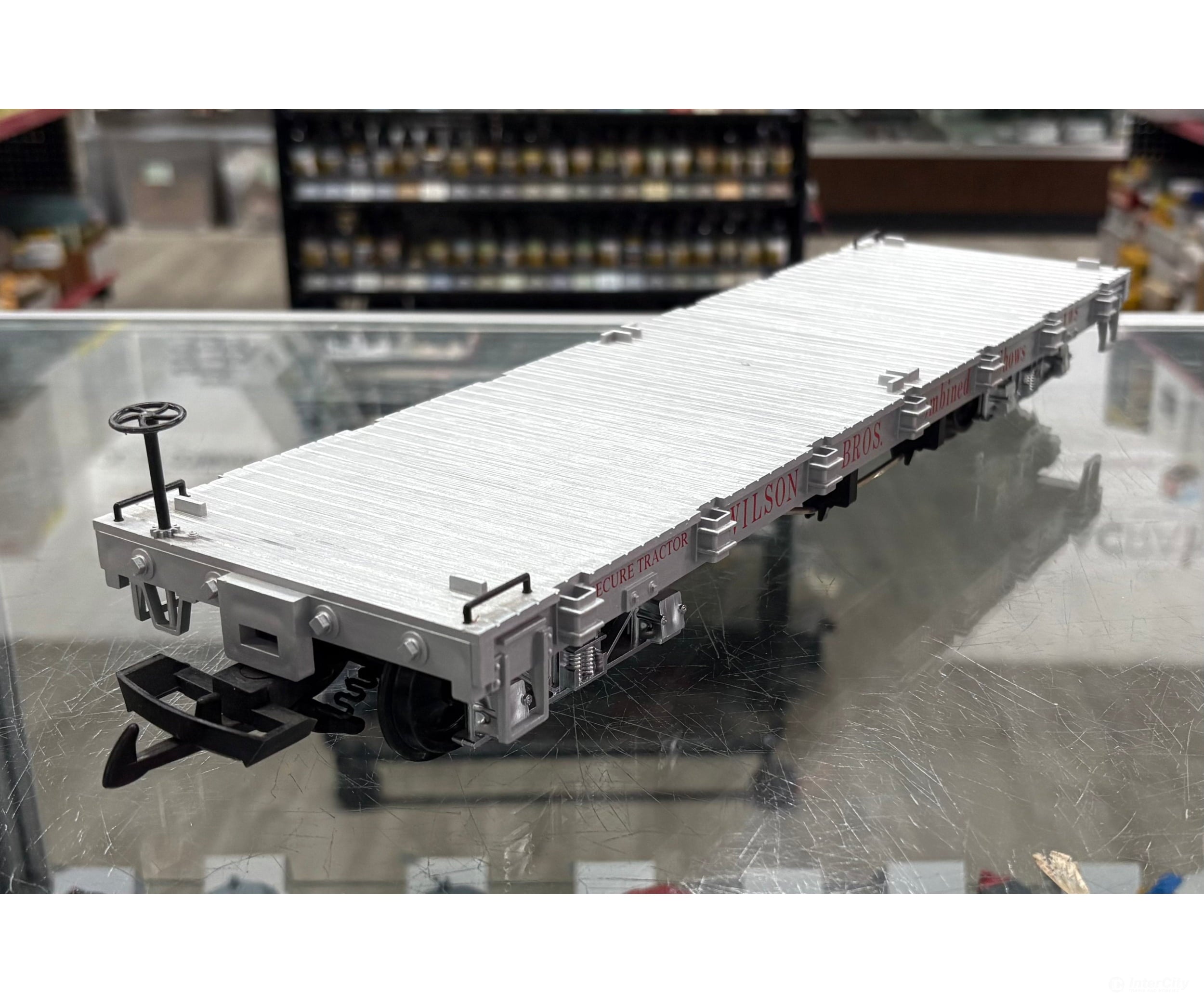 LGB 4260-DG G Wilson Bros Combined Shows Flat Car 105 - Freight Cars