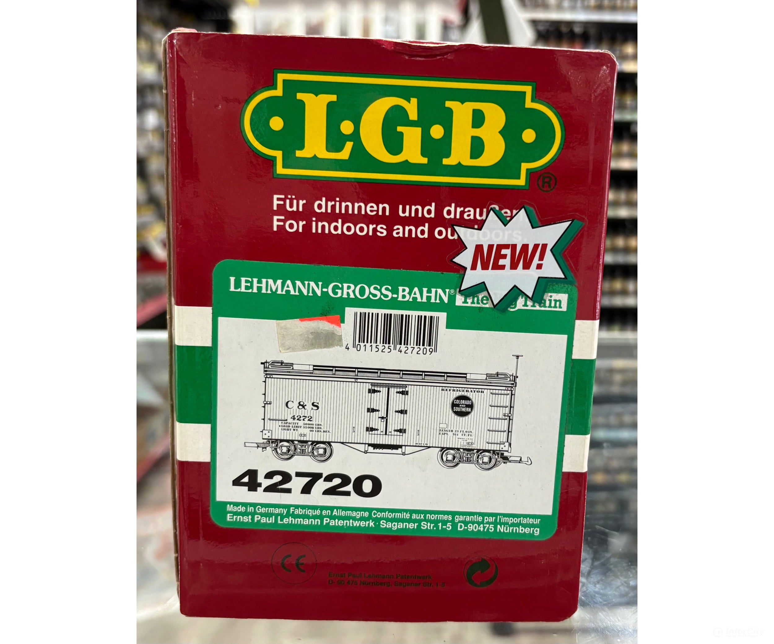 LGB 42720 G Refrigerator Car Colorado and Southern 4272 - Freight Cars