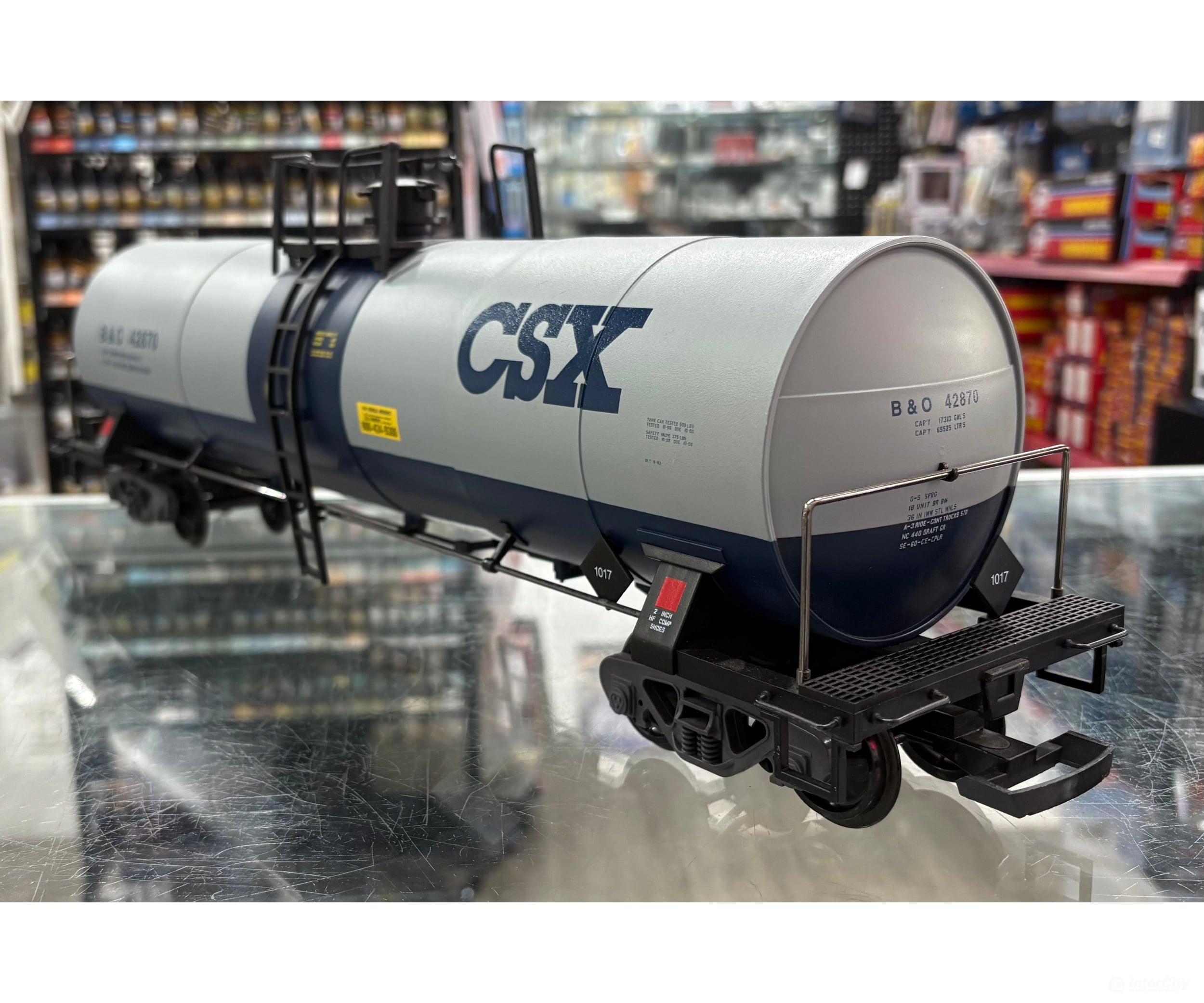 LGB 42870 G Modern Tank Car CSX (CSX) 42870 - Freight Cars