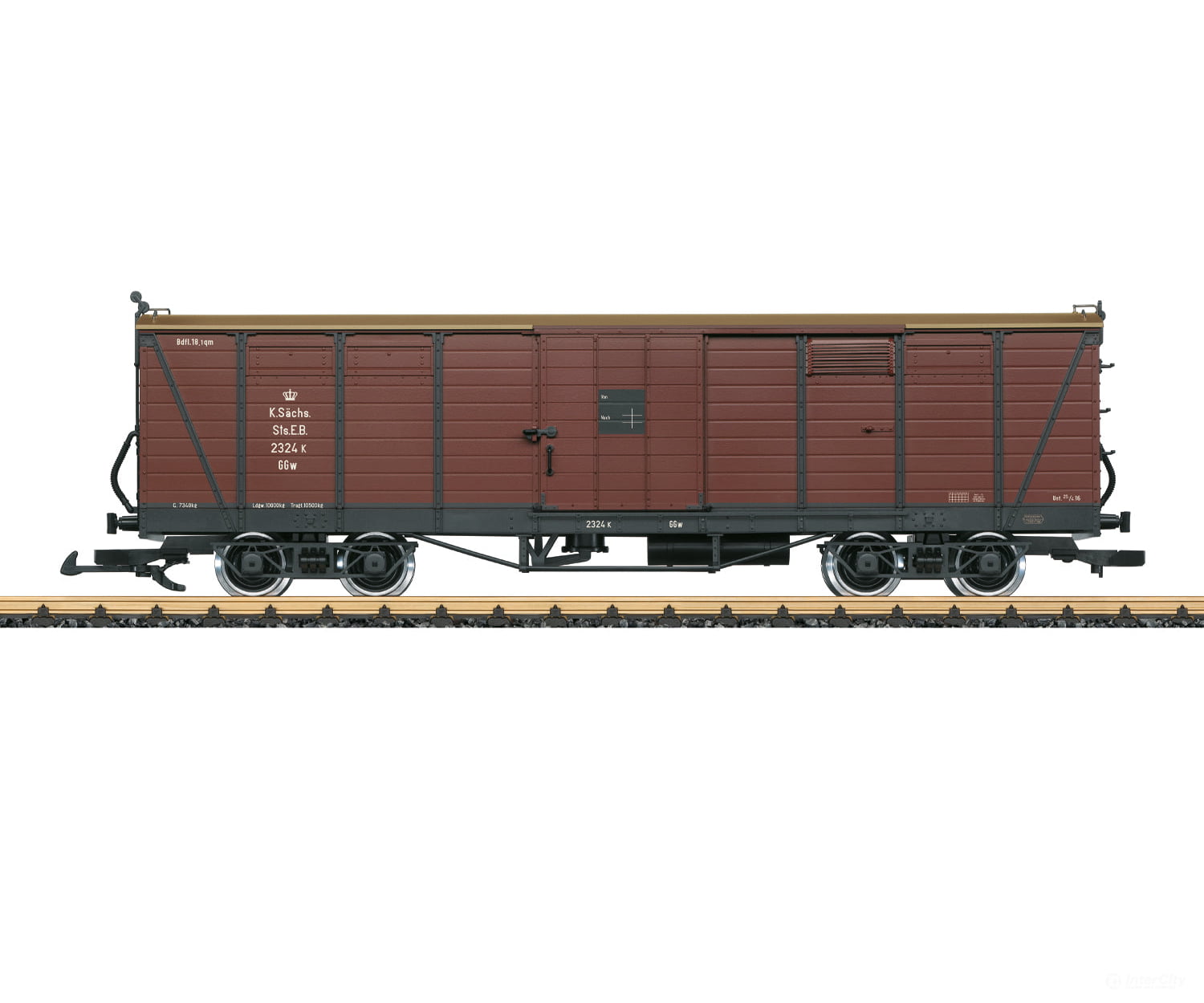 LGB 43604 G Type GGw Boxcar European Freight Cars