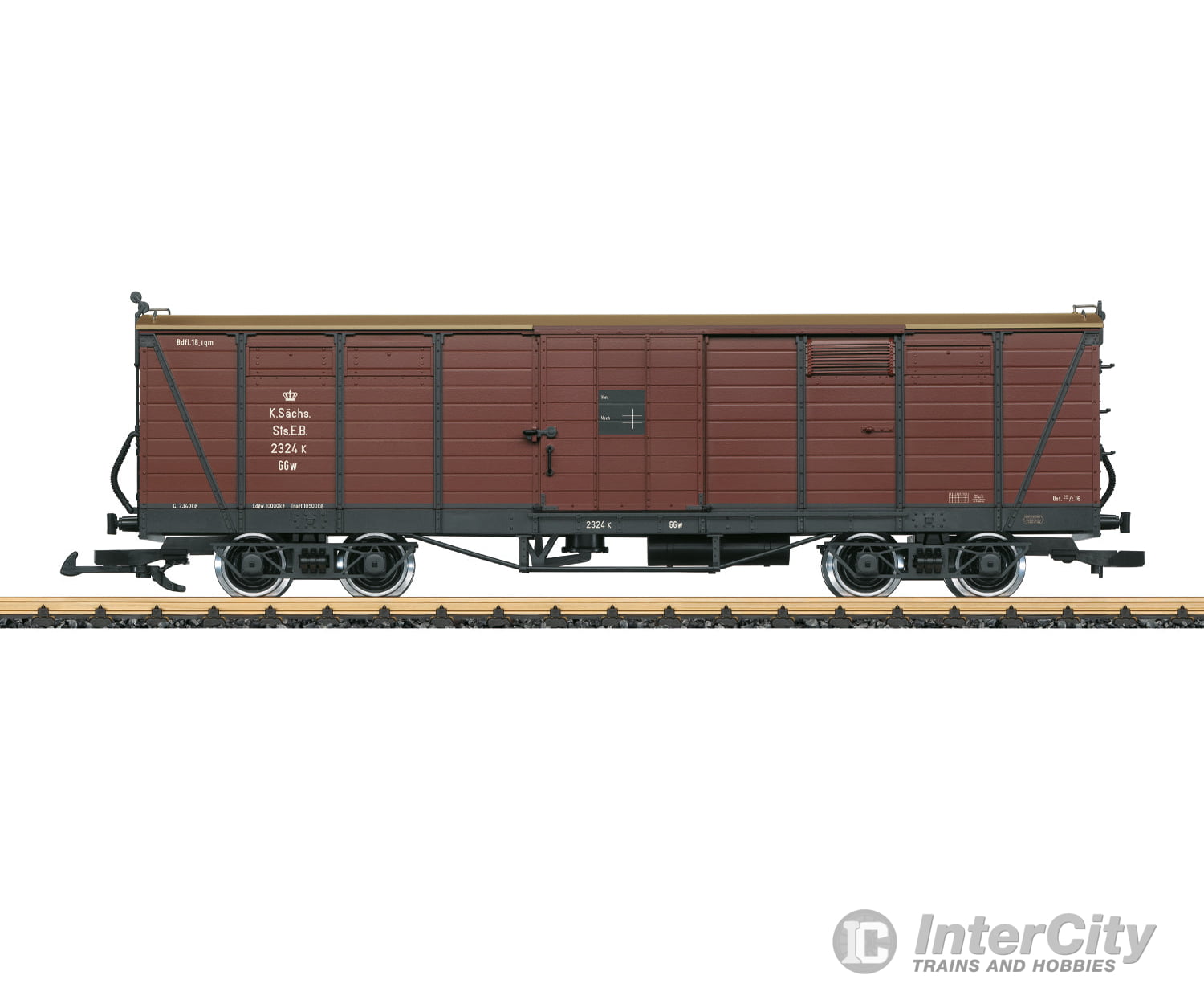 LGB 43604 G Type GGw Boxcar European Freight Cars