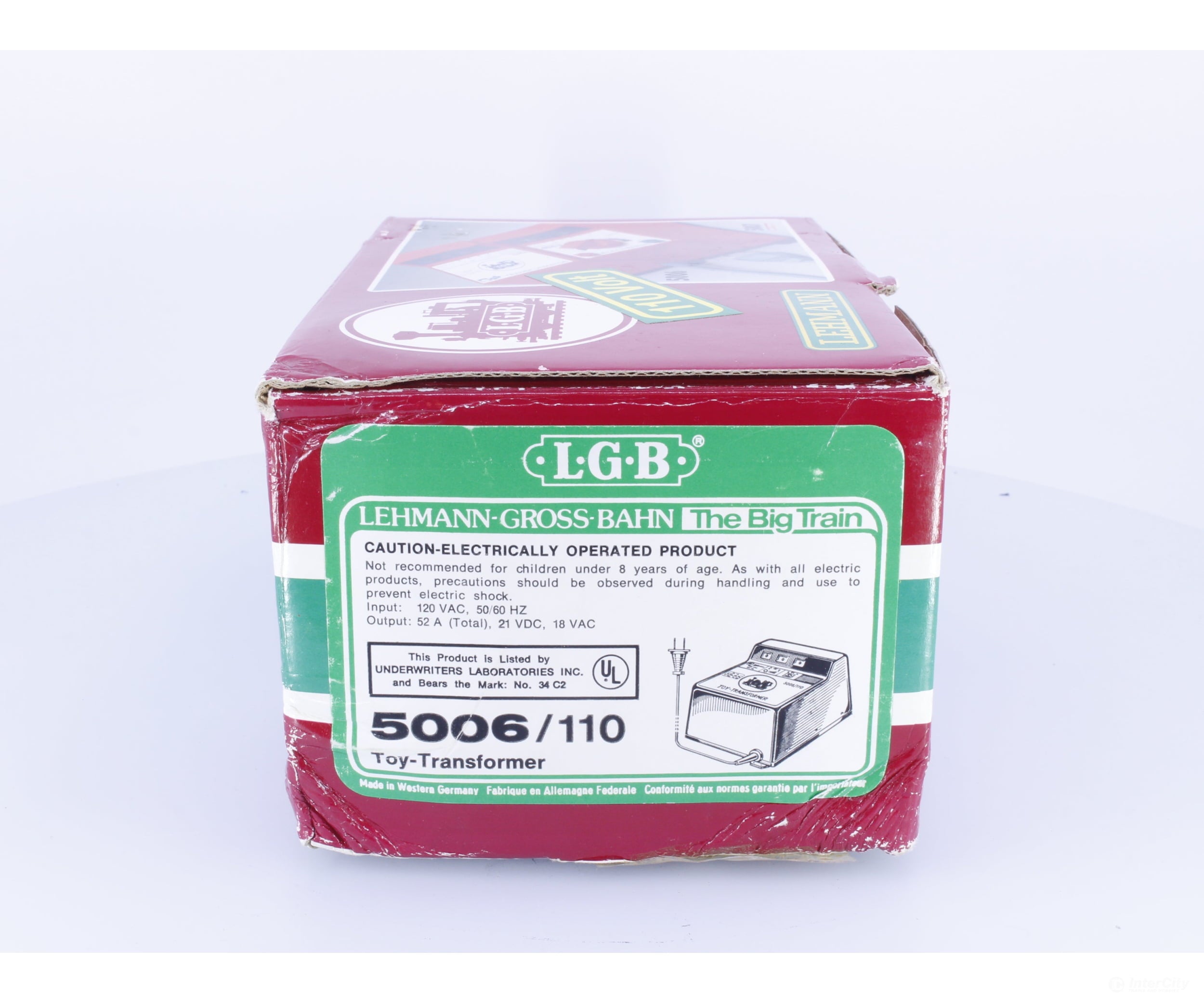 LGB 5006 G 110V Transformer 52VA 21 VDC 18 VAC - Analog Throttles & Power