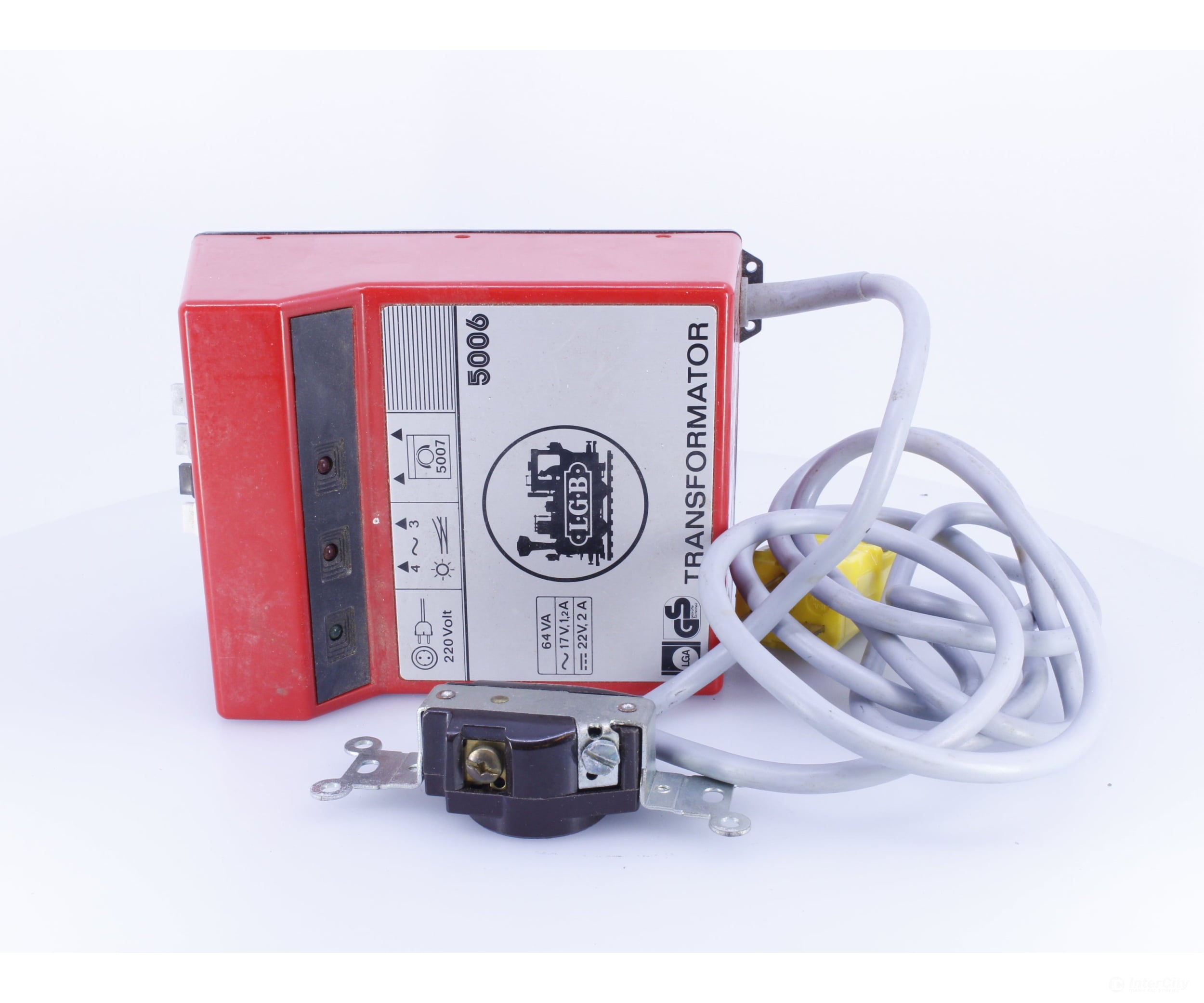 LGB 5006 G 220V Transformer 64VA 22 VDC 2A 17 VAC 1.2A - Analog Throttles & Power