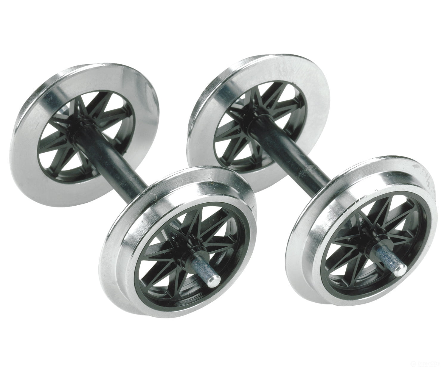 LGB 67320 Metal Double-Spoked Wheel Sets, 2 Pieces - Default Title (IC-LGB-67320)