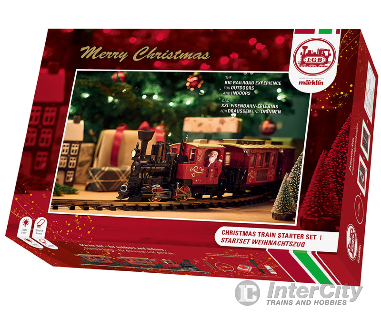 Lgb 72308 Christmas Passenger Train Starter Set & Sets