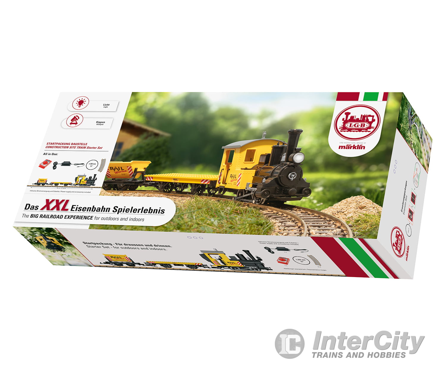 LGB 72504 G Construction Site Starter Set 120 Volts Exclusively for the USA Starter & Train Sets