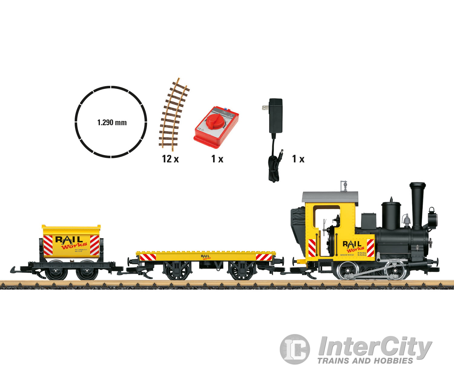 LGB 72504 G Construction Site Starter Set 120 Volts Exclusively for the USA Starter & Train Sets
