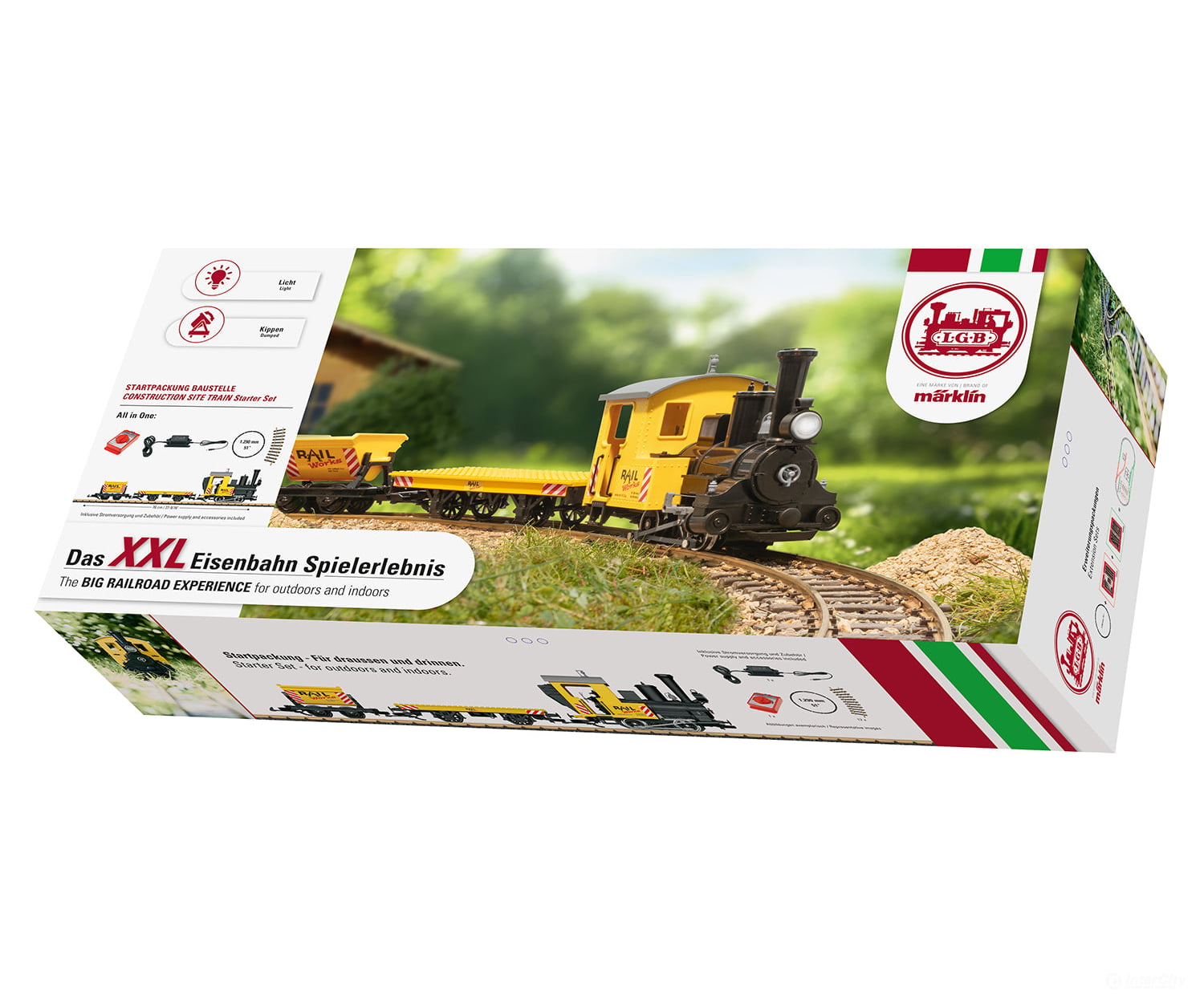 LGB 72504 G Construction Site Starter Set 120 Volts Exclusively for the USA Starter & Train Sets
