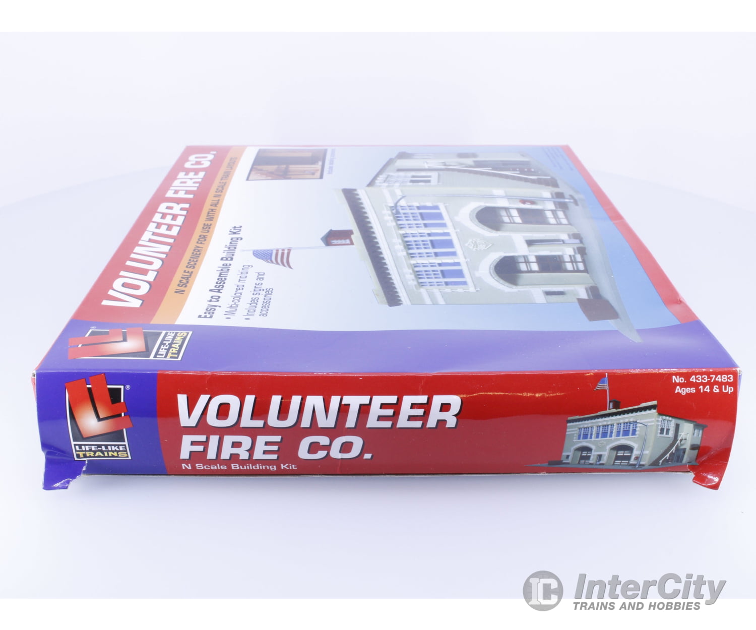 Life-Like 433-7483 N Volunteer Fire Co. Kit Structures