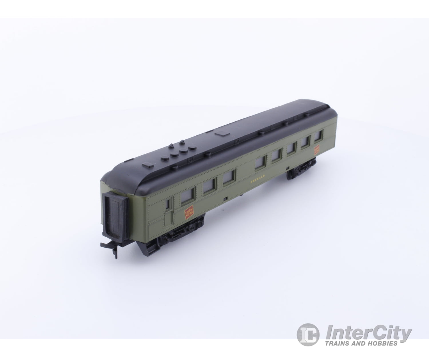 Life-Like 8922 HO Old Pullman Passenger Car Canadian National (CN) Emerald Passenger Cars