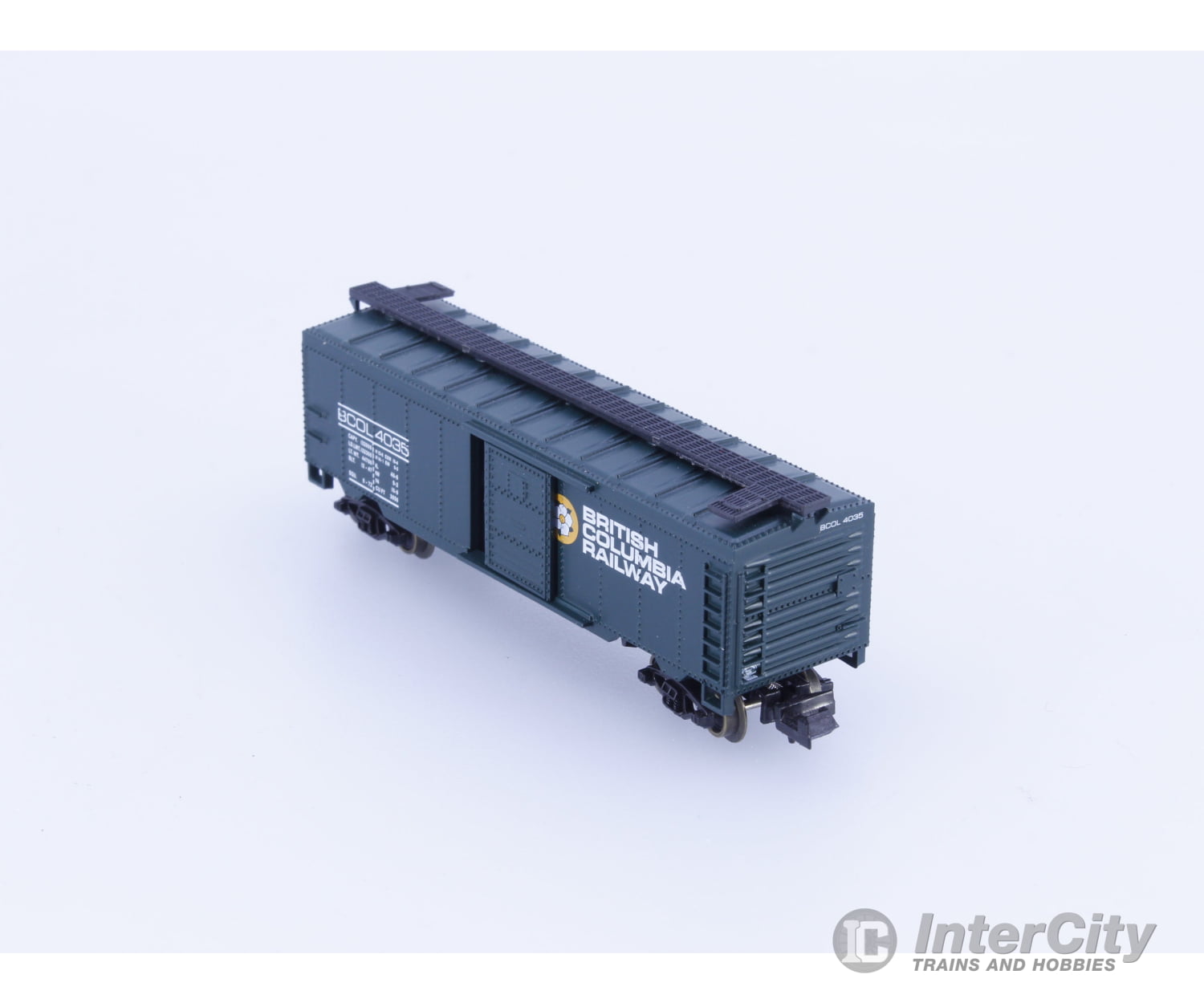 Life-Like C825021 N 40’ Single Door Boxcar BC Rail (BCOL) 4035 Freight Cars