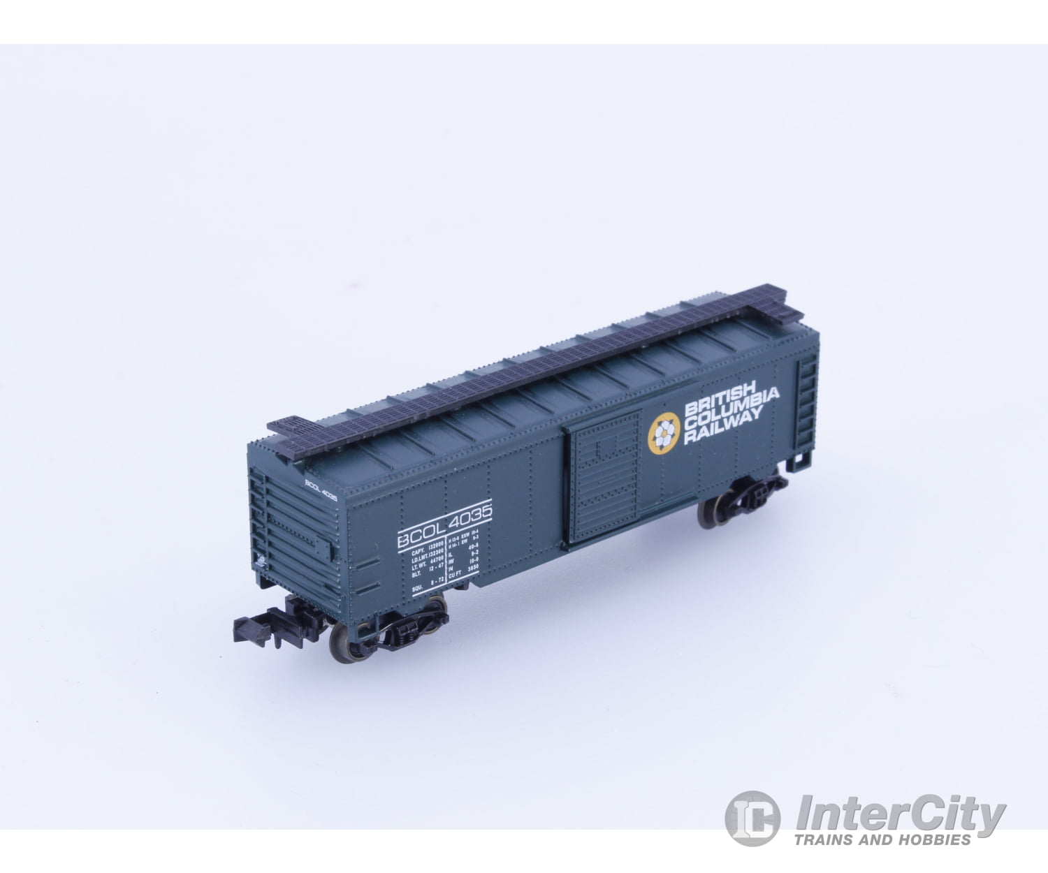 Life-Like C825021 N 40’ Single Door Boxcar BC Rail (BCOL) 4035 Freight Cars