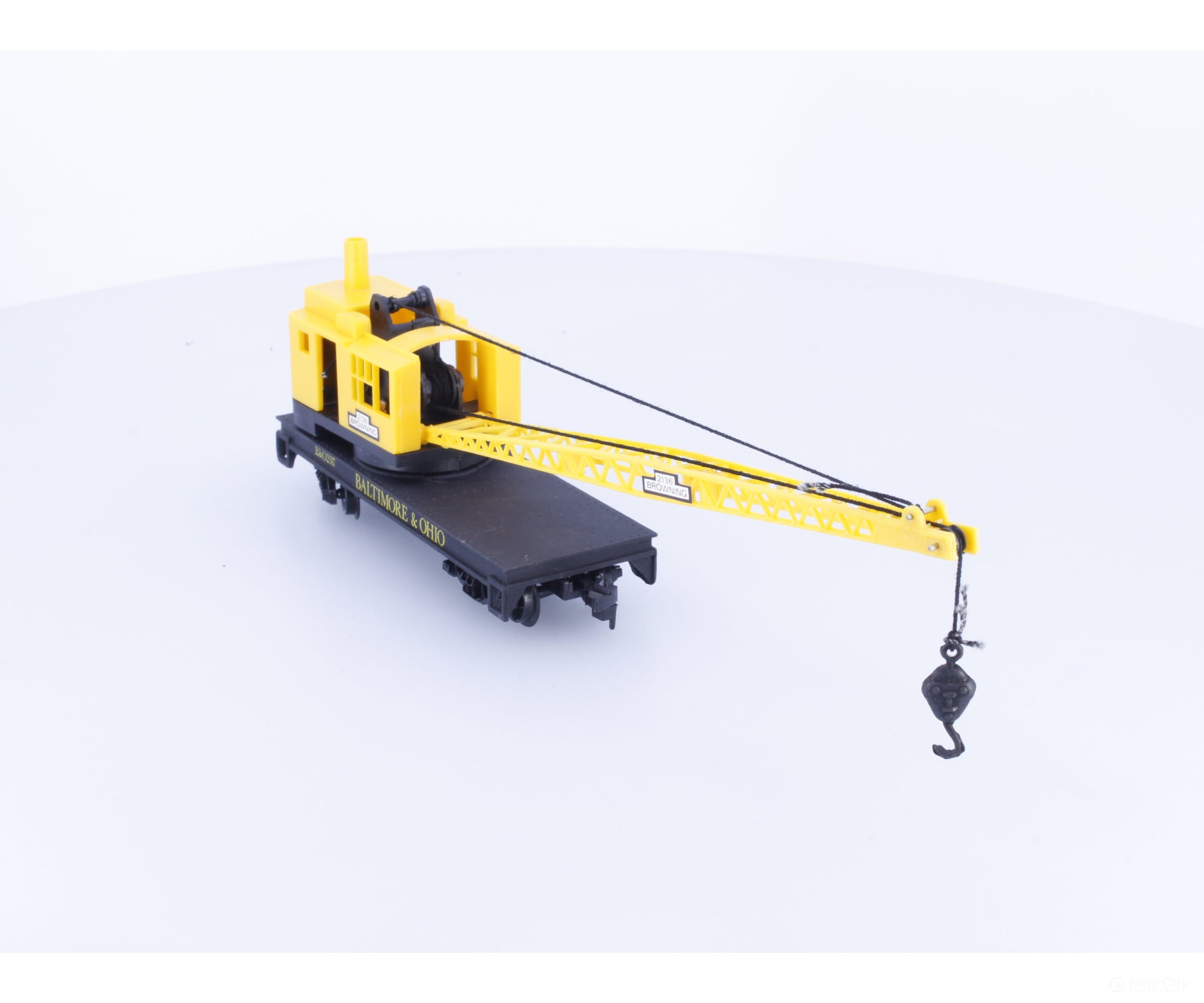 Lifelike 8082 HO 100 Ton Crane 2136 Browning Baltimore and Ohio (BO) 2317 - Freight Cars