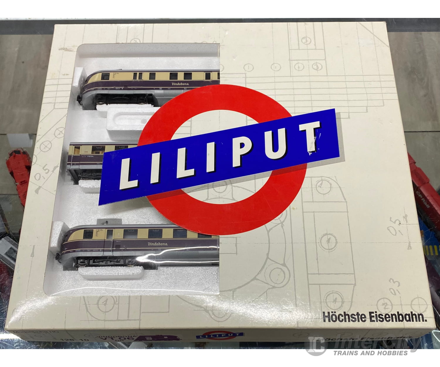 Liliput 12610 HO DR VT06 Vindobona 137278 Analog DC European Locomotives