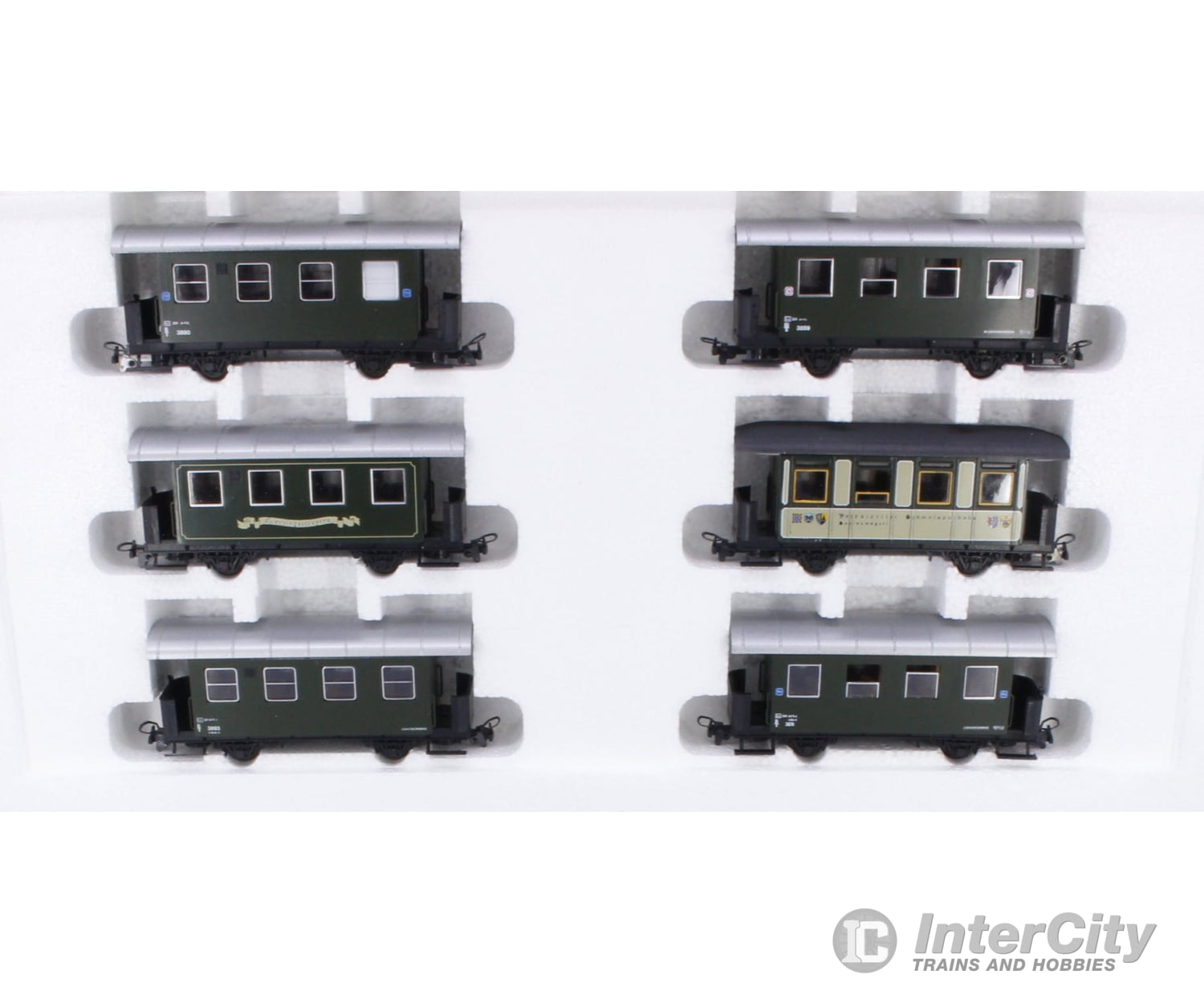 Liliput 736 HOe 6 Piece Set Waldviertelbahn OBB (Austria) 3859-3883 Passenger Cars