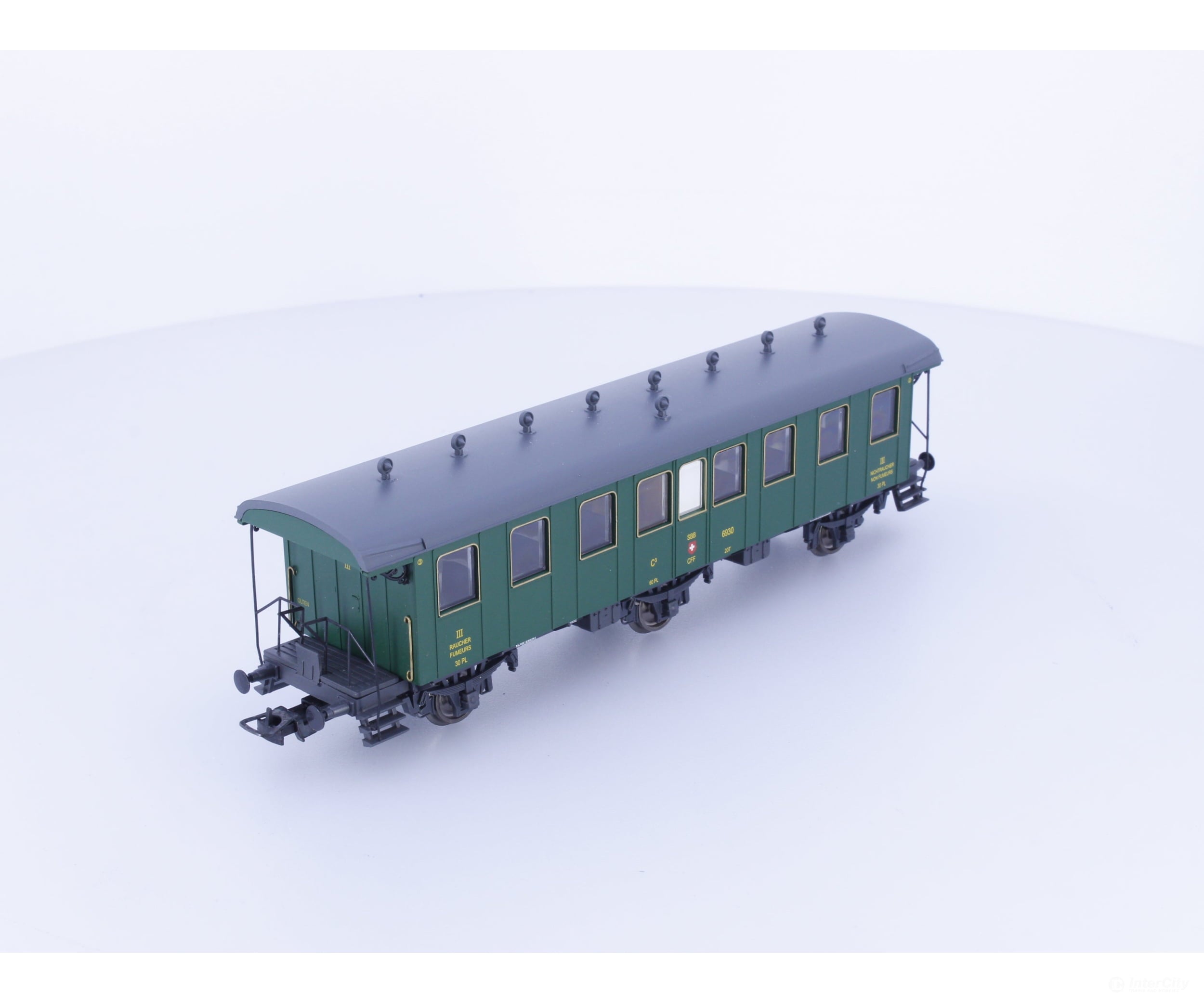 Liliput L334475 HO SBB-CFF-FFS Oldtimerwagen 3rd Class Passenger Coach Type C 6930 - European Passenger Cars