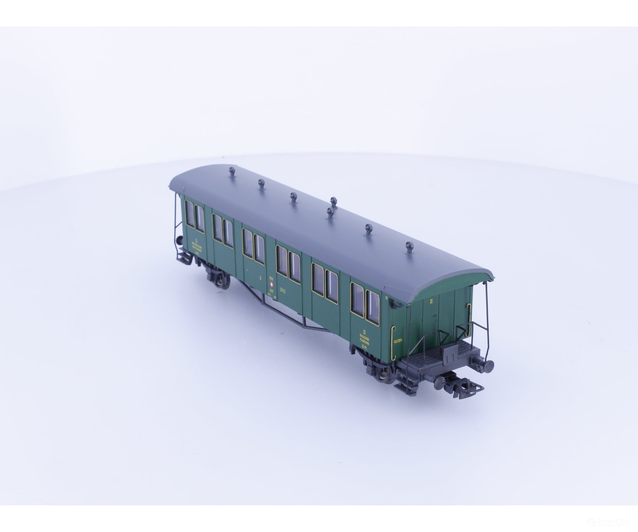 Liliput L334480 HO SBB-CFF-FFS Oldtimerwagen 2nd Class Passenger Coach Type B 3512 - European Passenger Cars