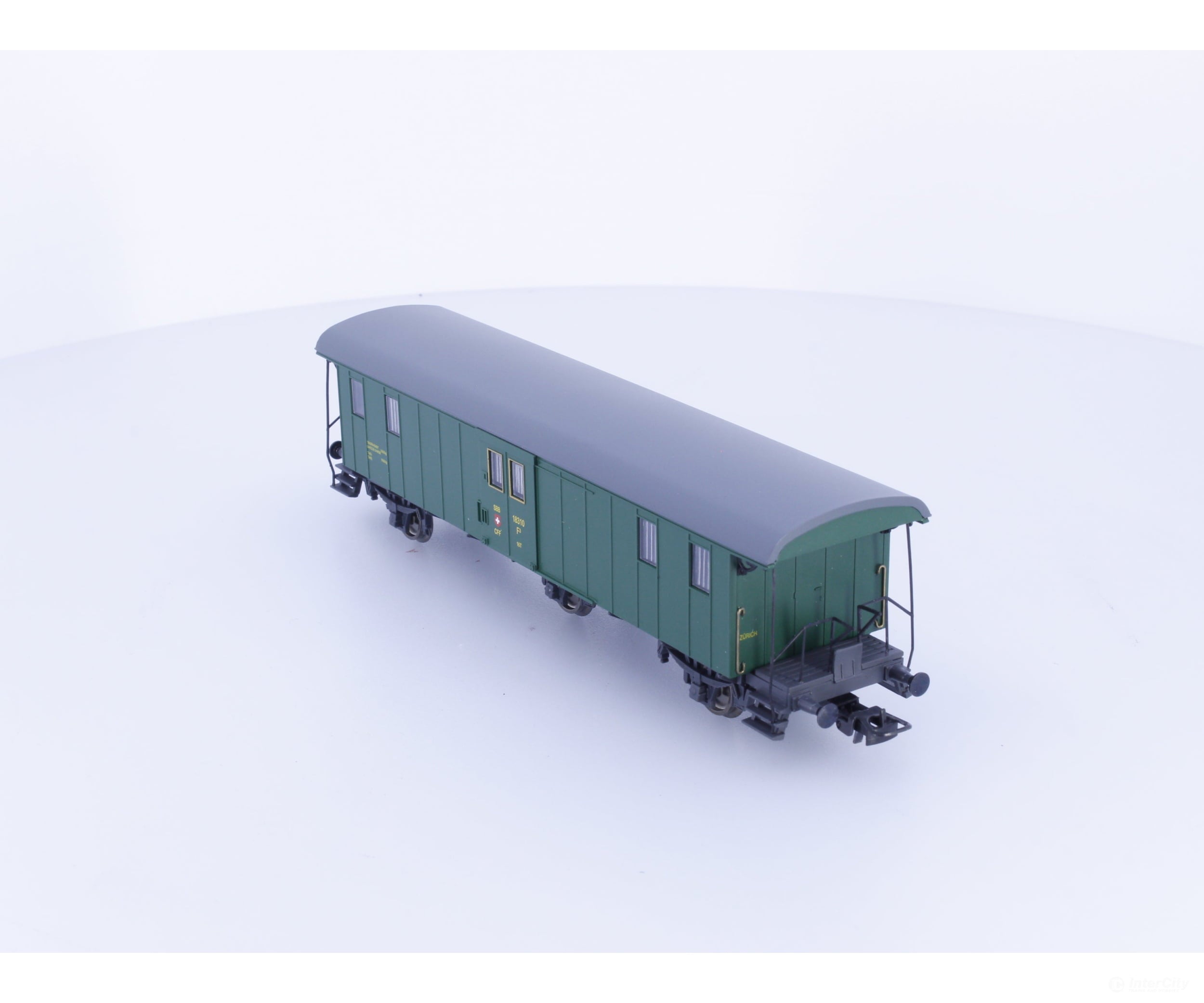 Liliput L334495 HO SBB-CFF-FFS Oldtimer Baggage Car Type F 18310 - European Passenger Cars