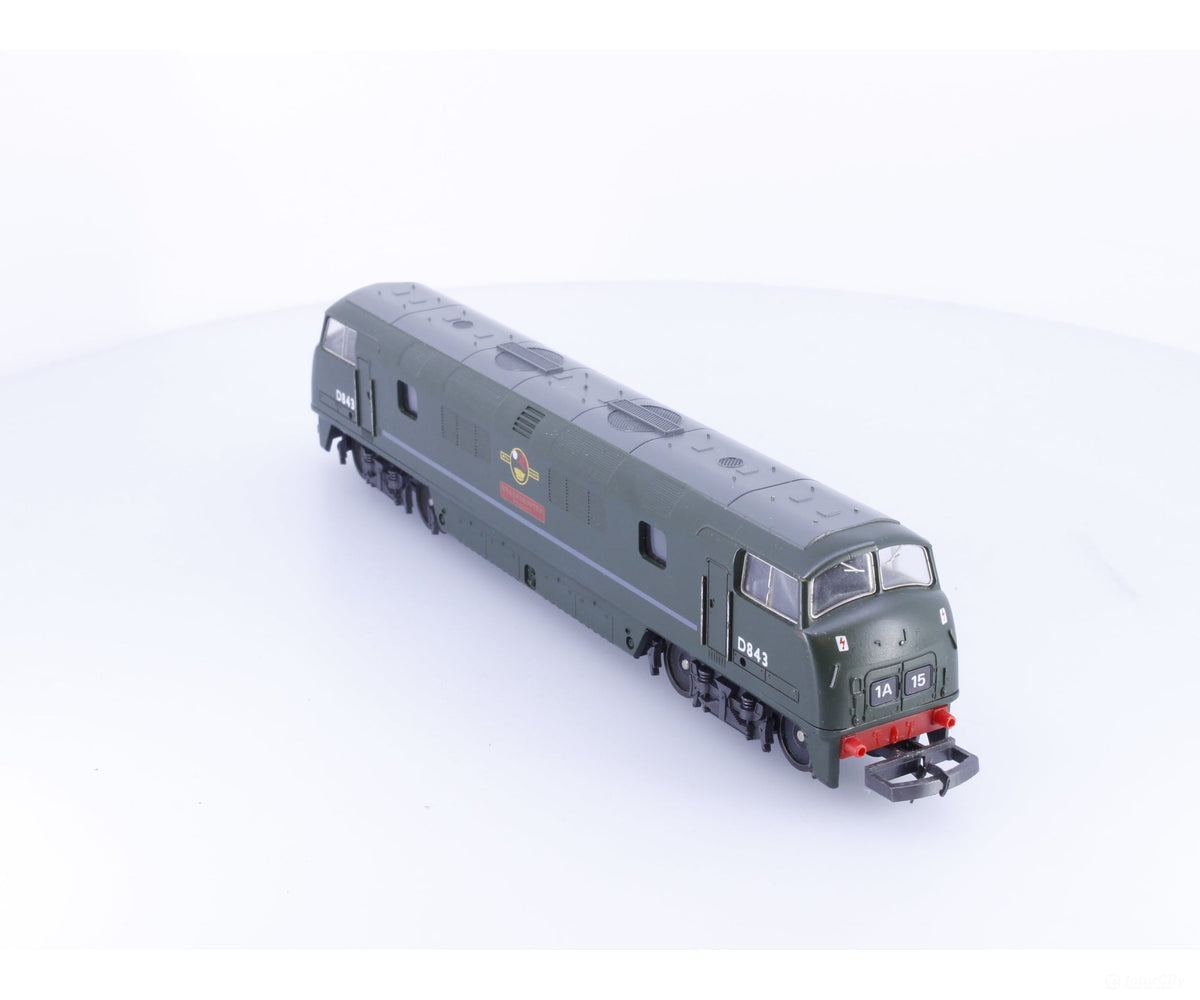 Lima 305353 HO Warship Class D843 Diesel Locomotive British Railways D843 Analog DC - Locomotives