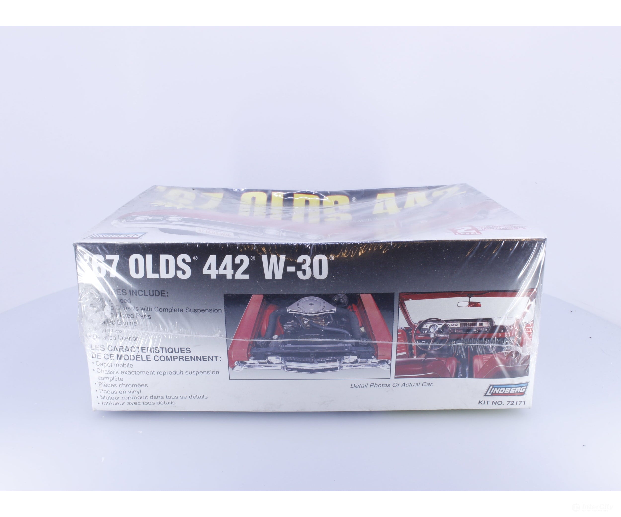 Lindberg 72171 G 1967 Oldsmobile 442 W-30 Plastic Model Kit 1/25 Plastic Car Model Kits