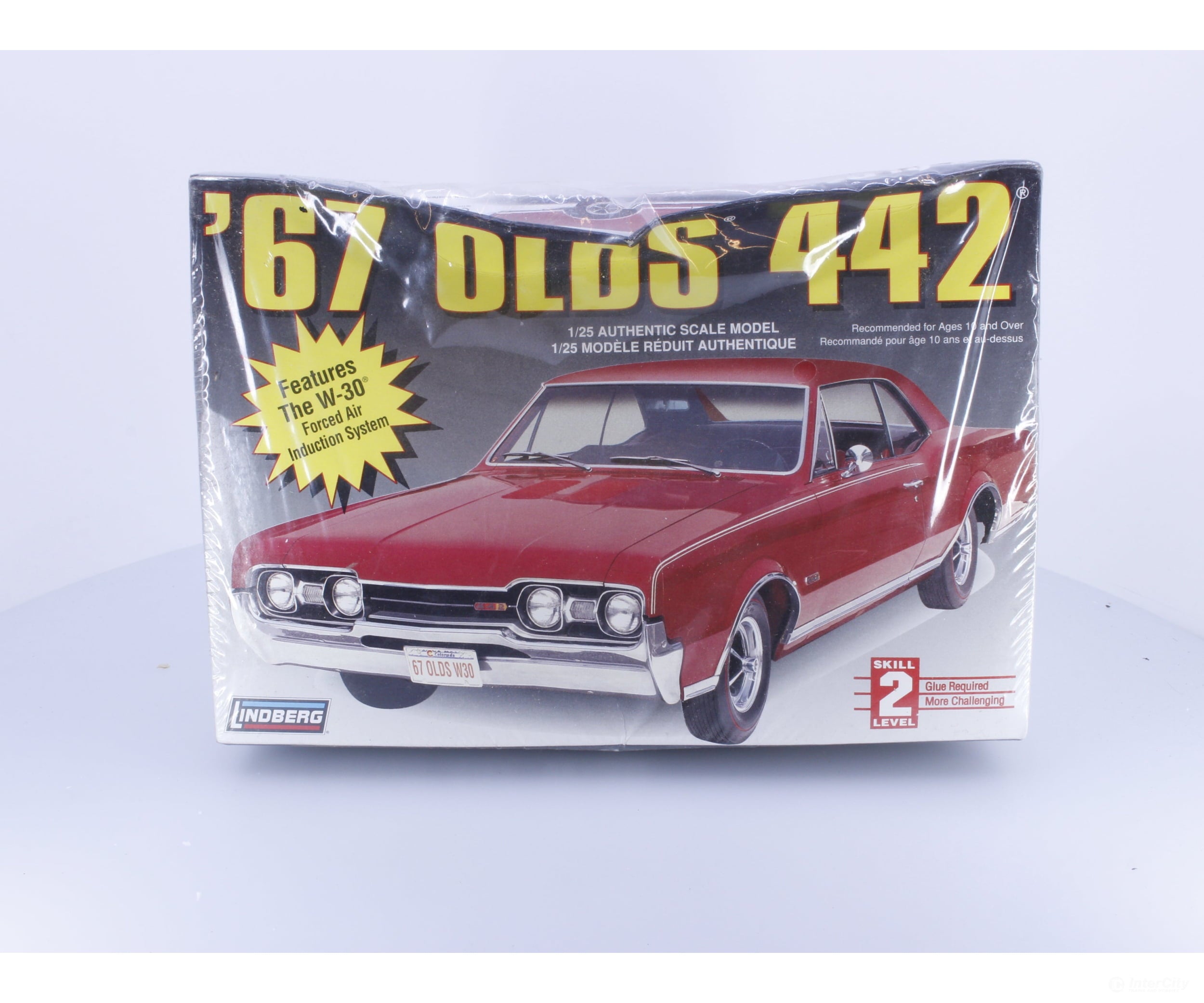 Lindberg 72171 G 1967 Oldsmobile 442 W-30 Plastic Model Kit 1/25 Plastic Car Model Kits