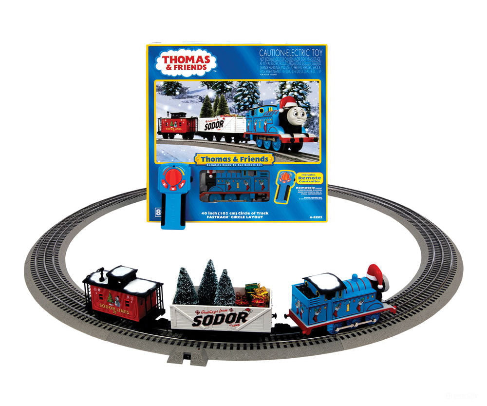 Lionel O 685324 Thomas and Friends Christmas Set - LionChief - Thomas 0-6-0 2 Cars - Thomas the Tank Engine