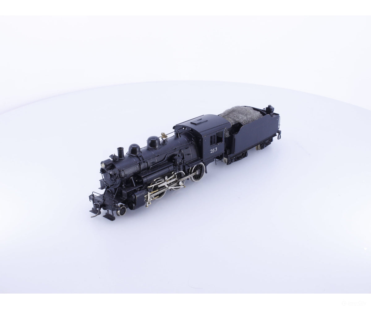 Unknown 253 HO Brass 4-6-0 Steam Locomotive Undecorated 253 DCC & Sound - Locomotives
