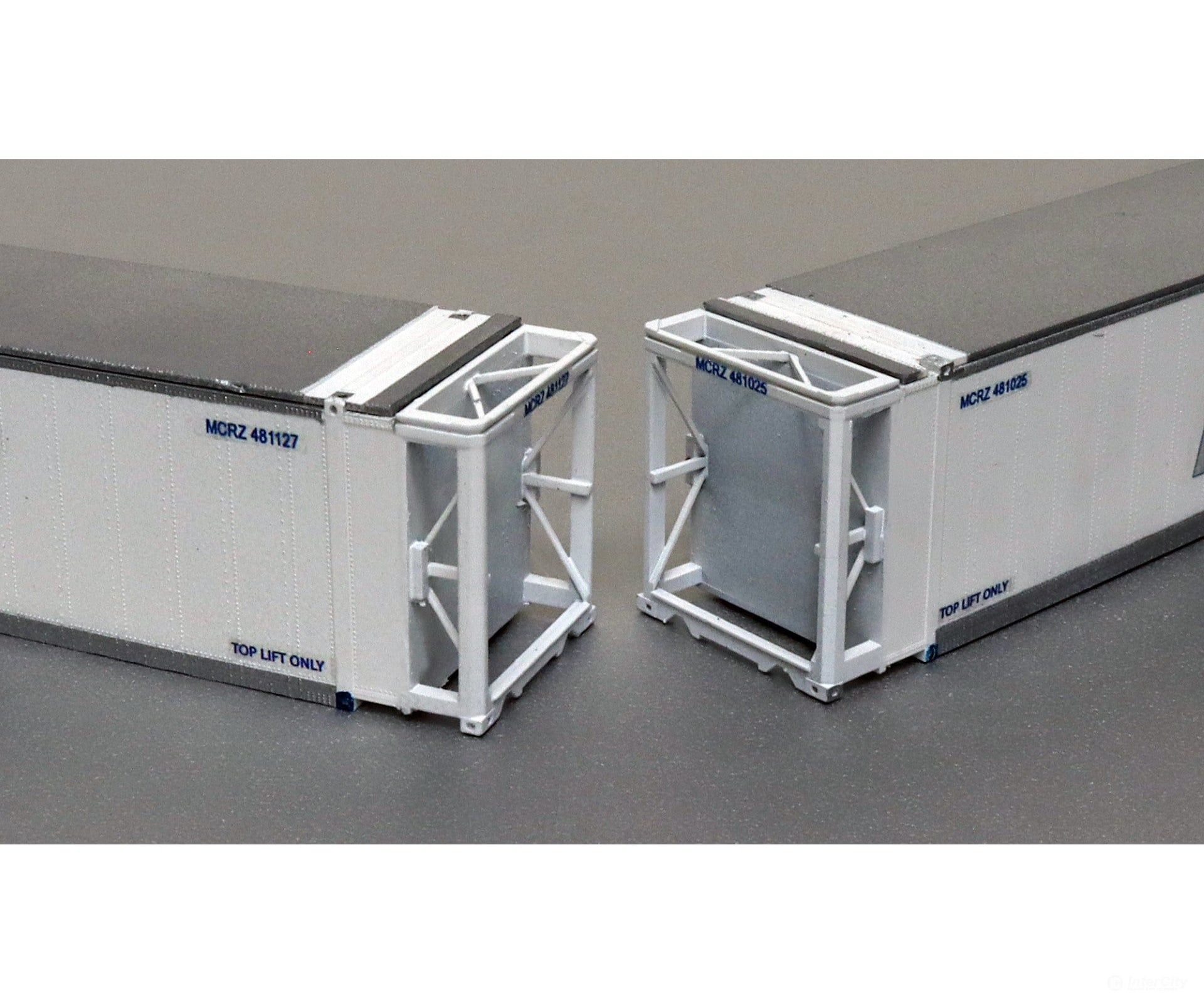 Mac Rail Mac-1102 Ho Intermodal Box Gps ’Snlu Brick’ (6 Pk) Detailing Parts
