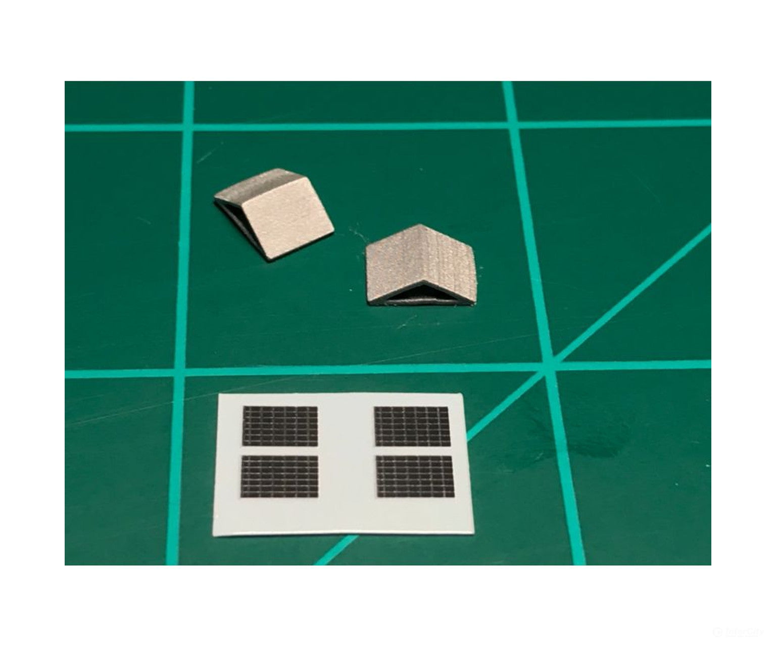 Mac Rail Mac-808 Ho Ballast Car Solar Panel Kit - Up Version 2 ’Top’ Detailing Parts
