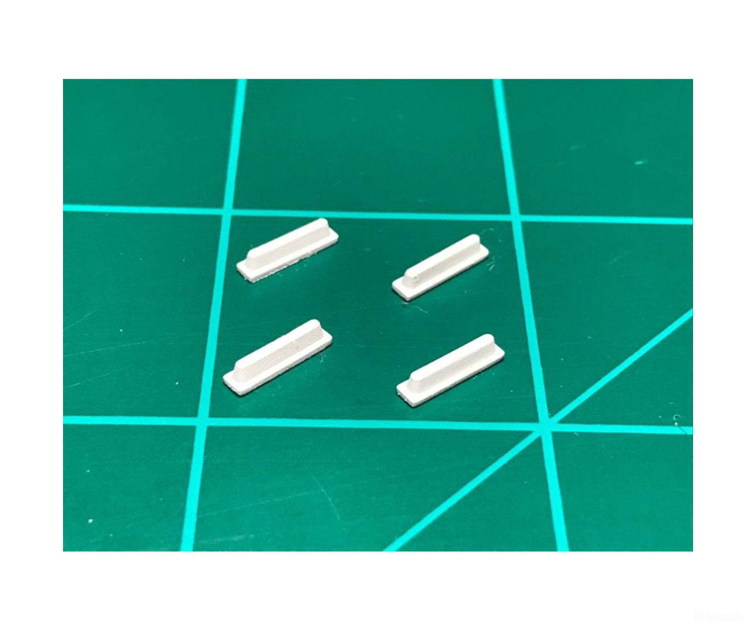 Mac Rail Mac-830G Ho Ptc Antennae ’Short’ Type - Gray Detailing Parts